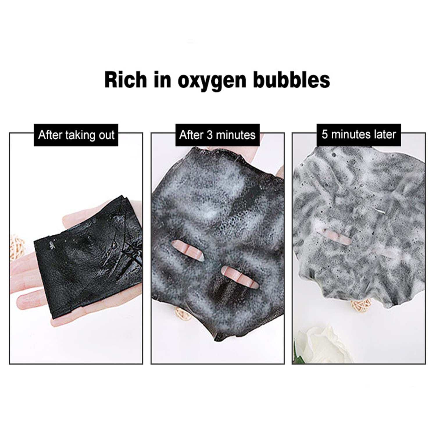 AICHUN BEAUTY Pore Spa Bamboo Charcoal Bubble Face Mask Deep - AICHUN BEAUTY