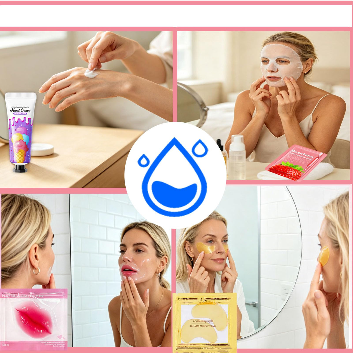 Bulk Spa Party Favors for Women Portable Skincare Gift Set - Beauty Bar Official Imagery - 5
