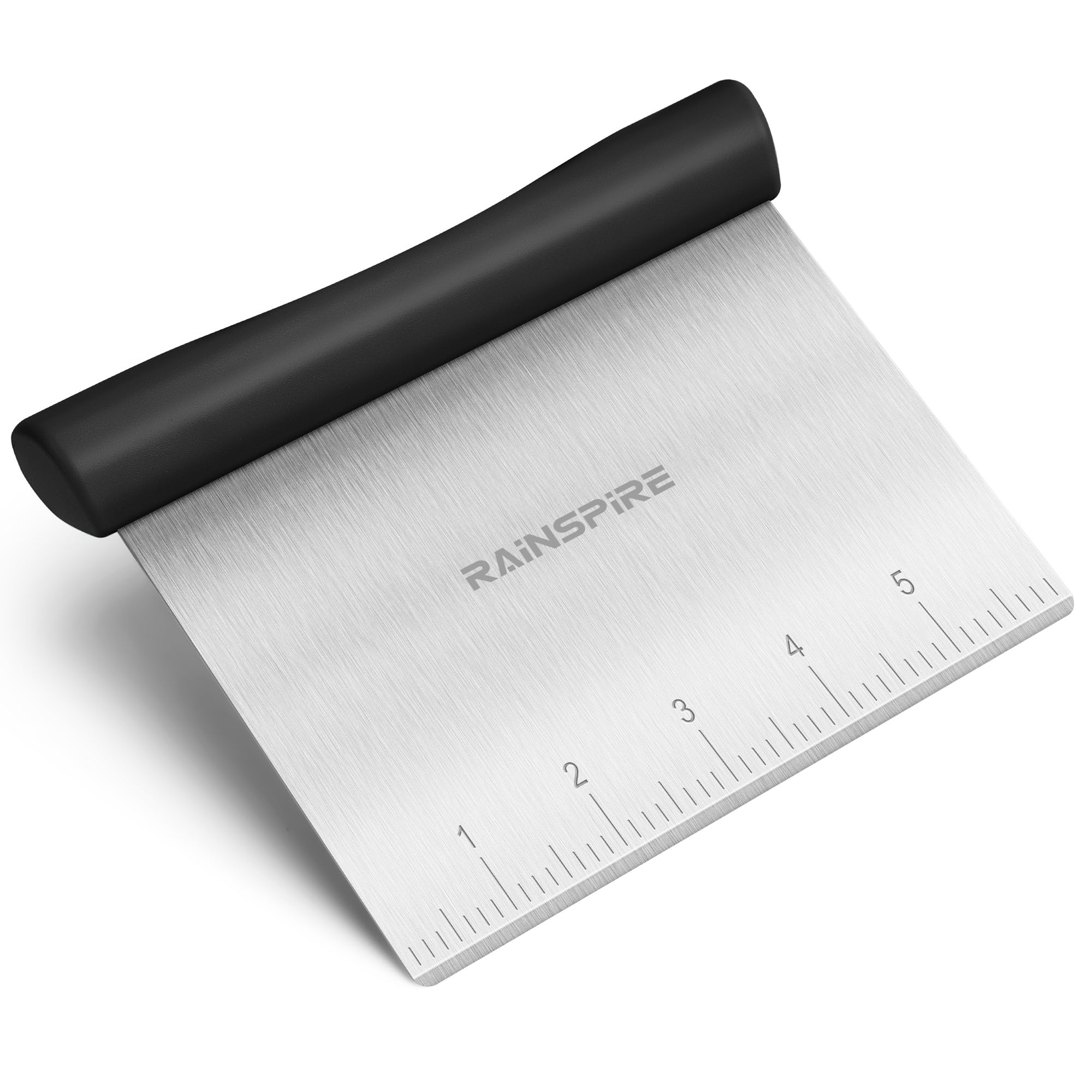 Rainspire Multi-Purpose Stainless Steel Bench Scraper Dough Blender & - View 1