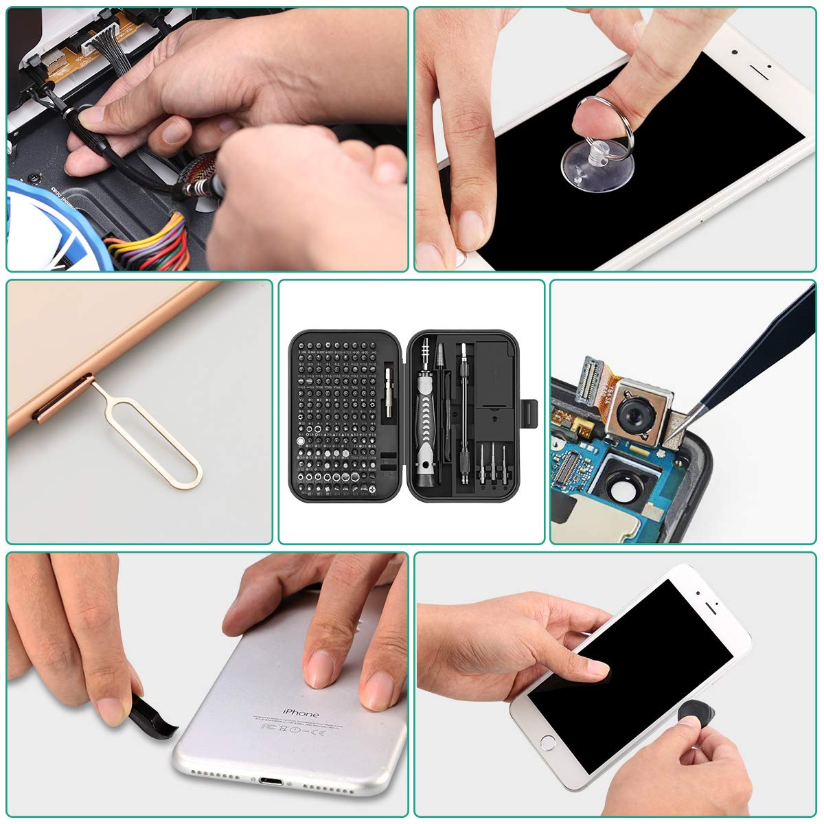ORIA Precision Screwdriver Set 130 in 1 Magnetic Screwdriver - ORIA Official Imagery - 7
