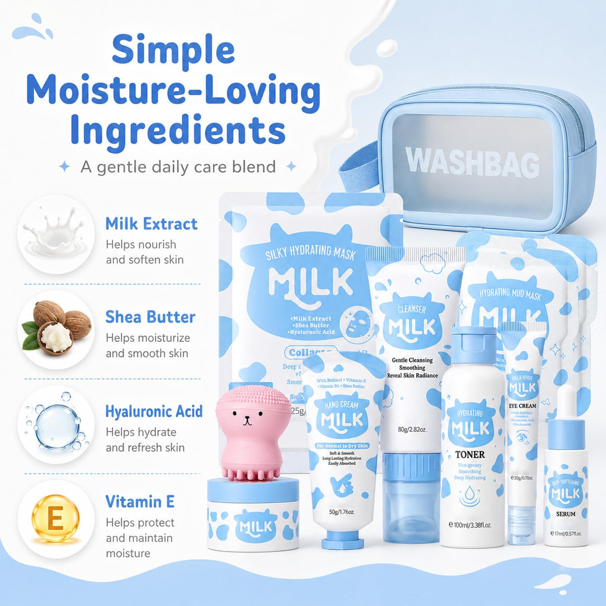 Milk Skin Care for 10 12 Kids Teens Moisturizing Facial - firstfly Official Imagery - 7