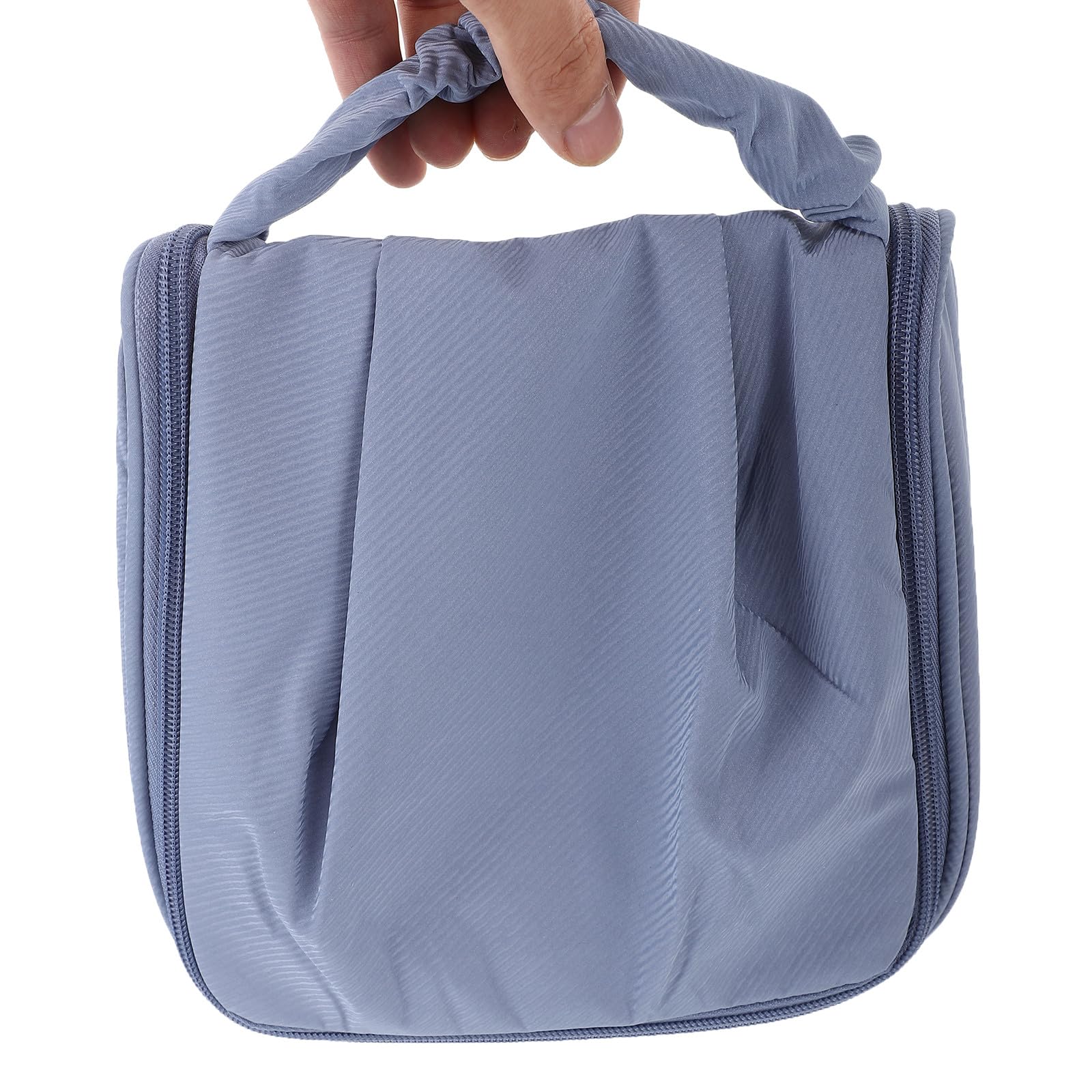 TEHAUX Travel Cosmetic Bag Large Capacity Waterproof Portable Toiletry Bag with Handle for Women Makeup Organizer Blue