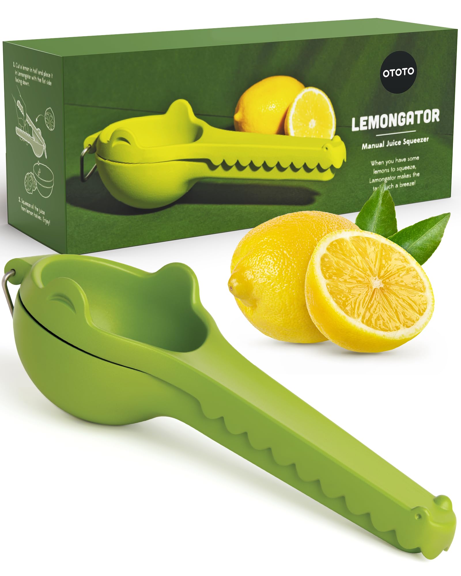 OTOTO OCTO Lemon Juicer Hand - Easy to Hold Lemon Squeezer Manual for - View 8