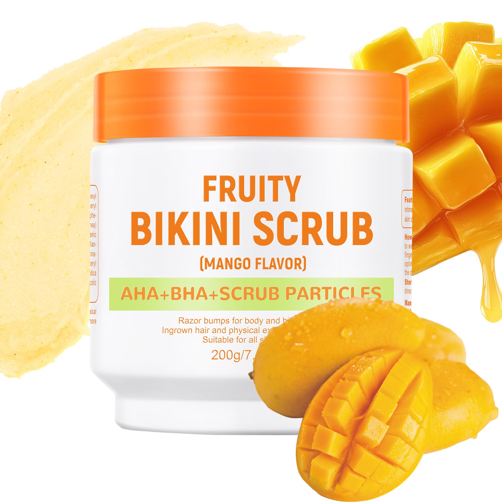 GUOYAOLIFU Bikini Area Exfoliator with Turmeric,Ingrown Hair & Razor Bump Scrub - GUOYAOLIFU Official Product View 8