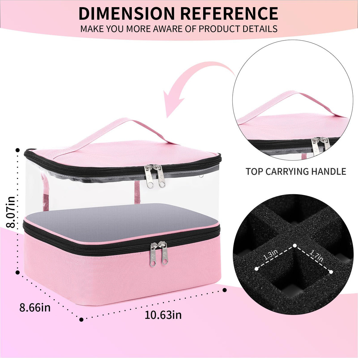 Clear Nail Polish Organizer Double layer Nail Polish Holds - Beloving Official Imagery - 4