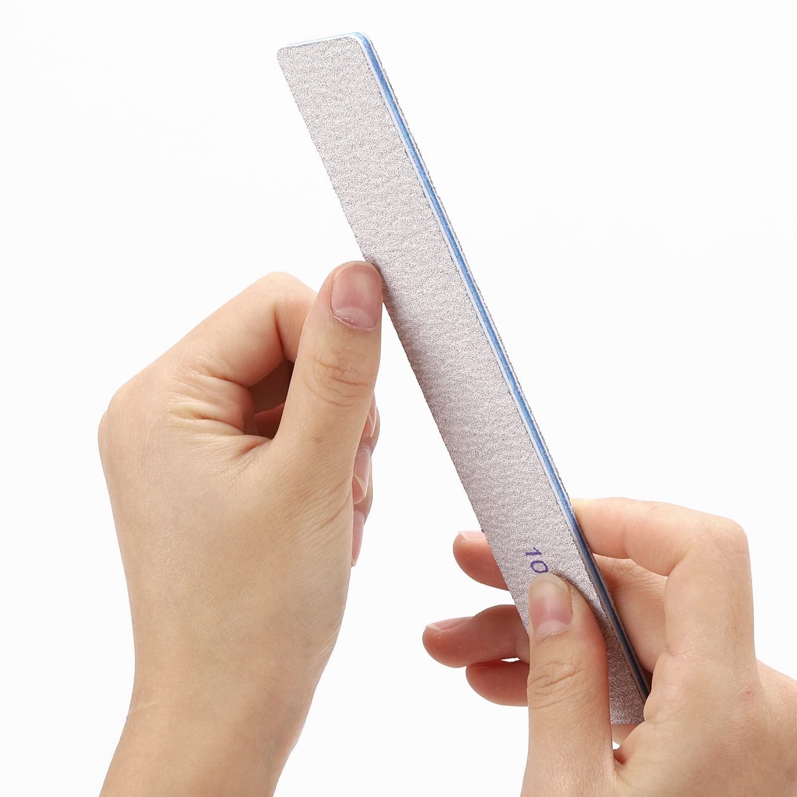 BTYMS 25 Pieces Rectangle Nail Files 100/100 Grit, Reusable Nail - BTYMS Official Product View 5