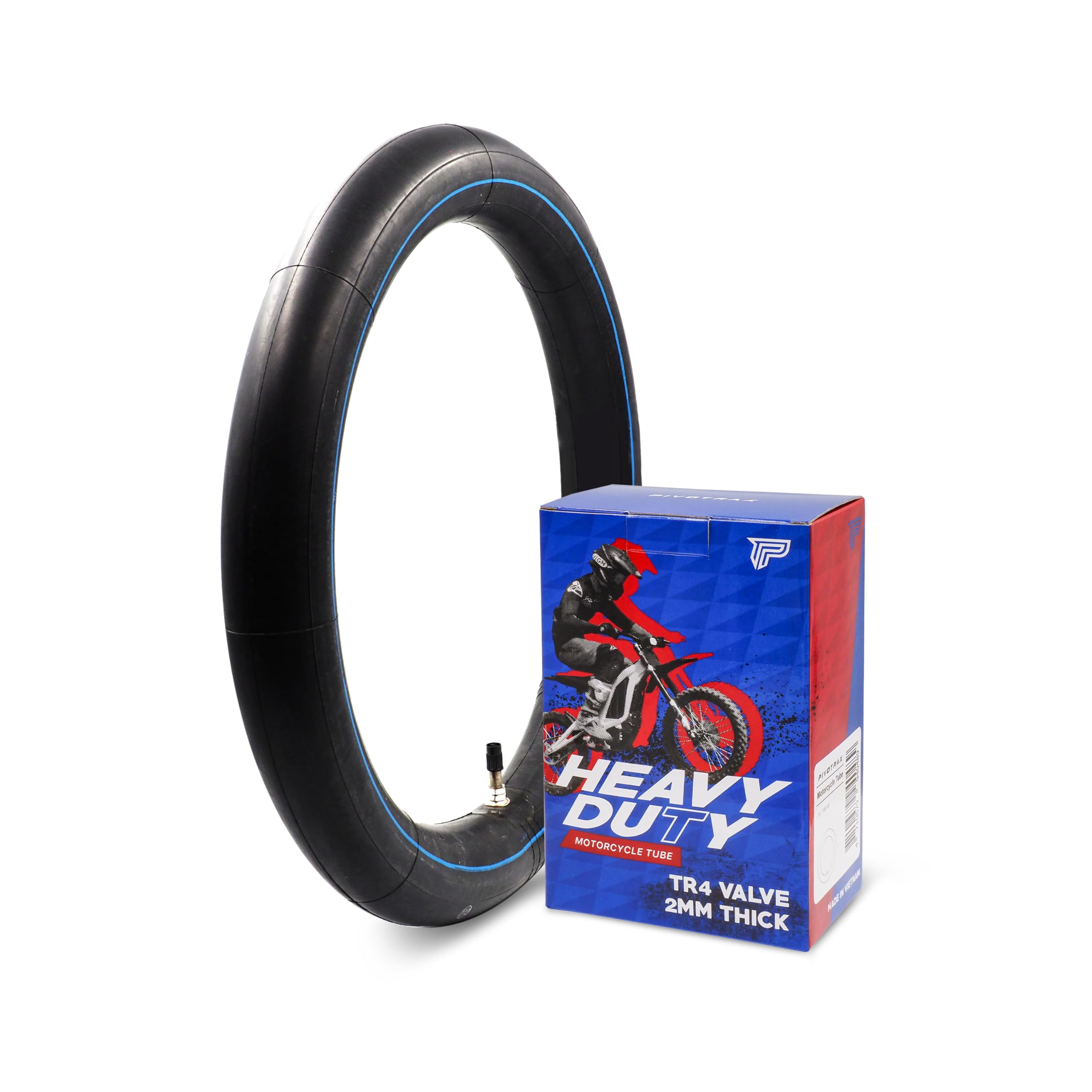 PIVOTRAX 3.00-12   12" Heavy Duty Inner Tube - 2mm - TR4 Valve Ho - PIVOTRAX Official Product View 1