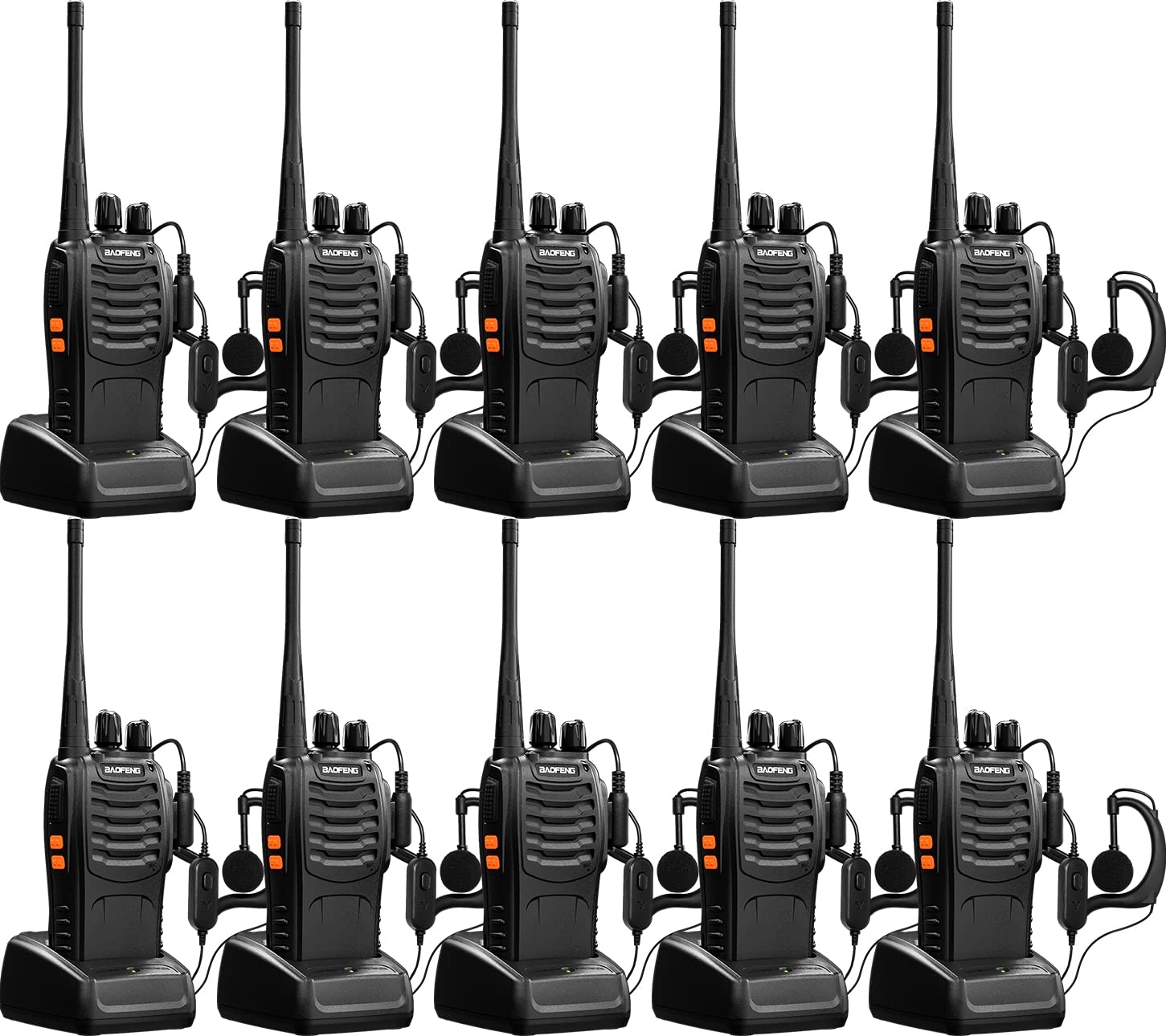 Baofeng Walkie Talkies Two-Way Radios bf-888s for Adults Long Ran by BAOFENG - Angle View 1