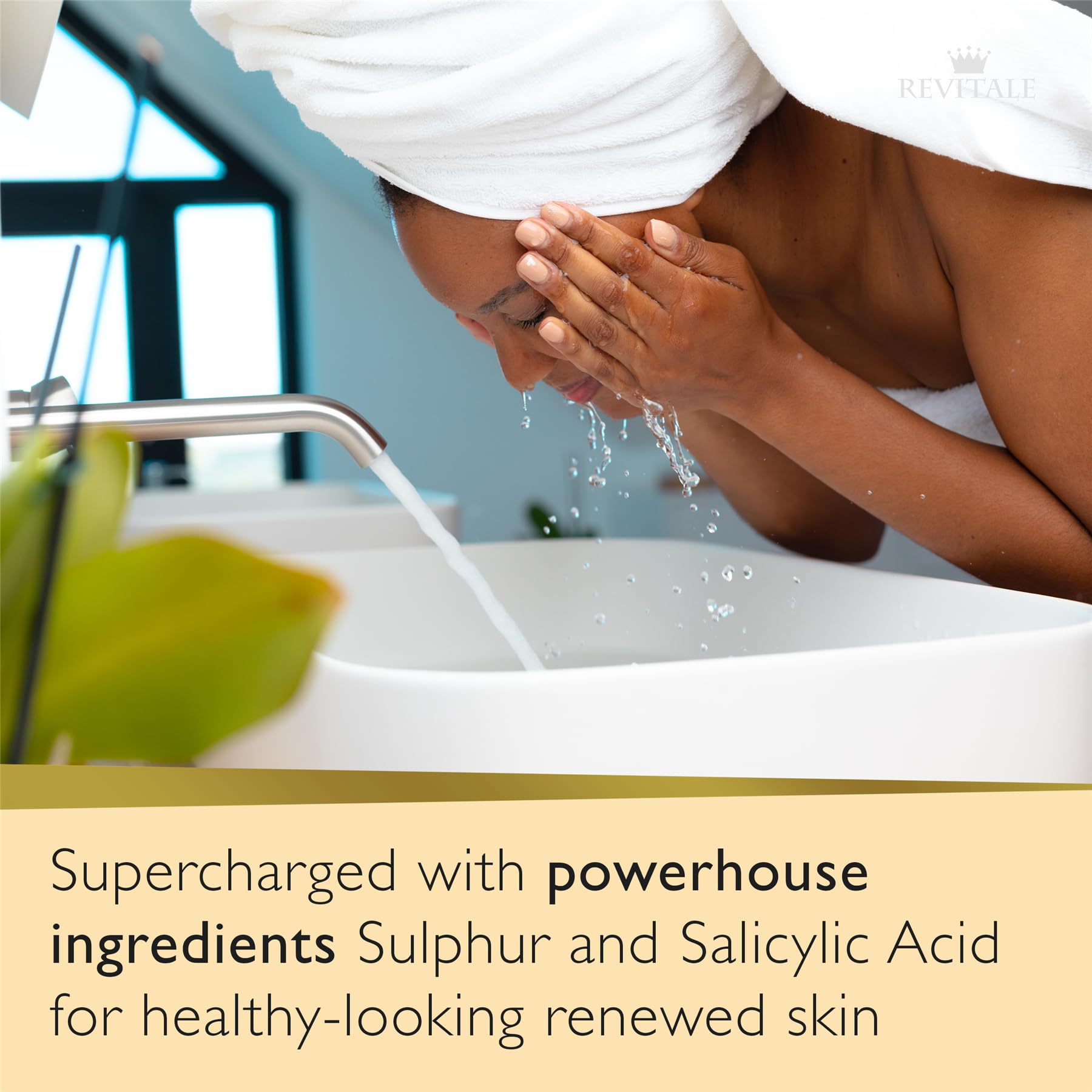Revitale Advanced BHA Salicylic Acid & Sulphur Scrub Soap - REVITALE Official Product View 4