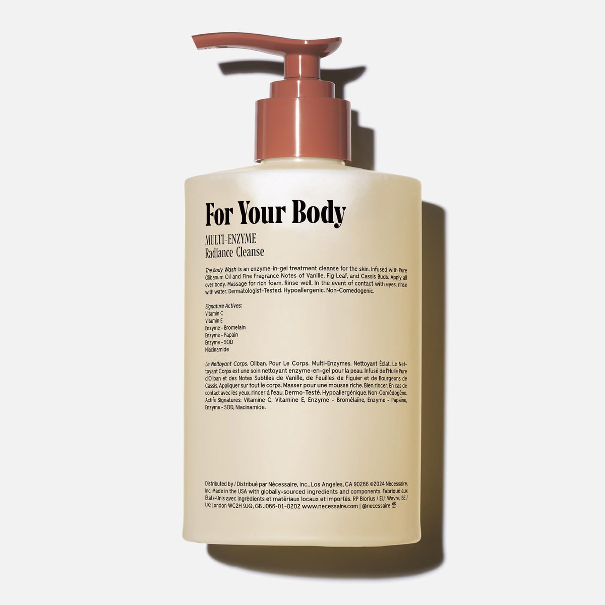 The Body Wash Olibanum Multi Oil Niacinamide Shower Gel For - Nécessaire Official Imagery - 3