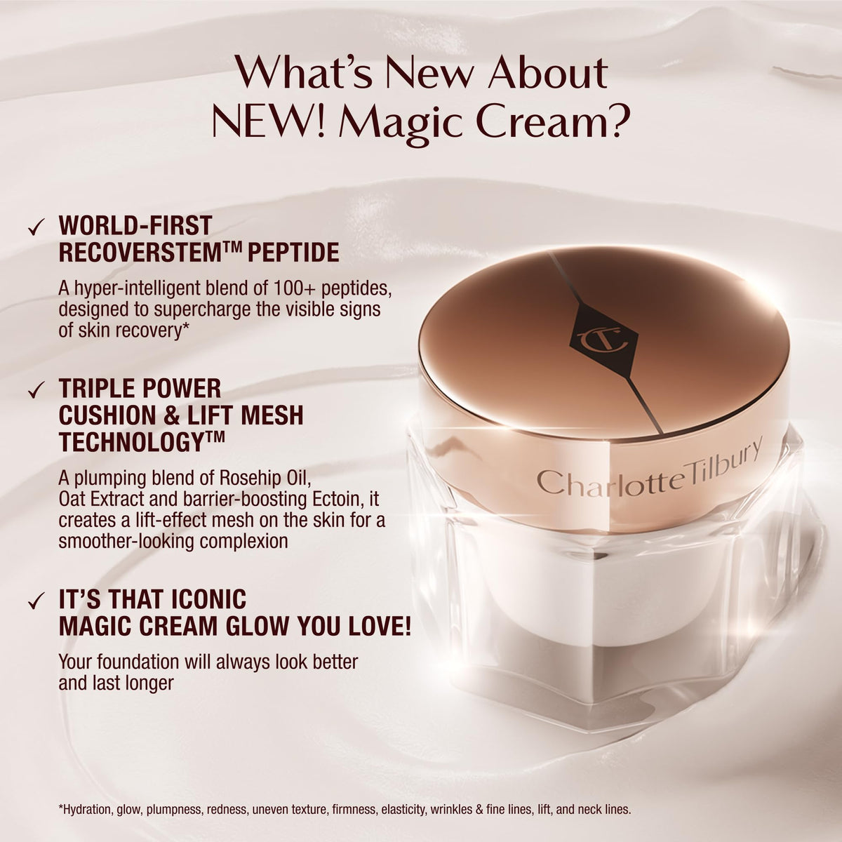 Charlotte Tilbury Magic Cream Face Moisturizer - Premium Selection Official Imagery - 4
