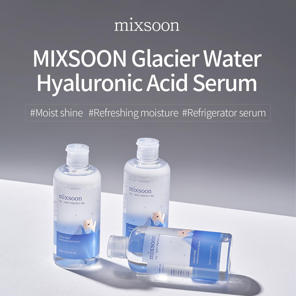 mixsoon Glacier Water Hyaluronic Acid Serum Deep Hydration - mixsoon Official Imagery - 4