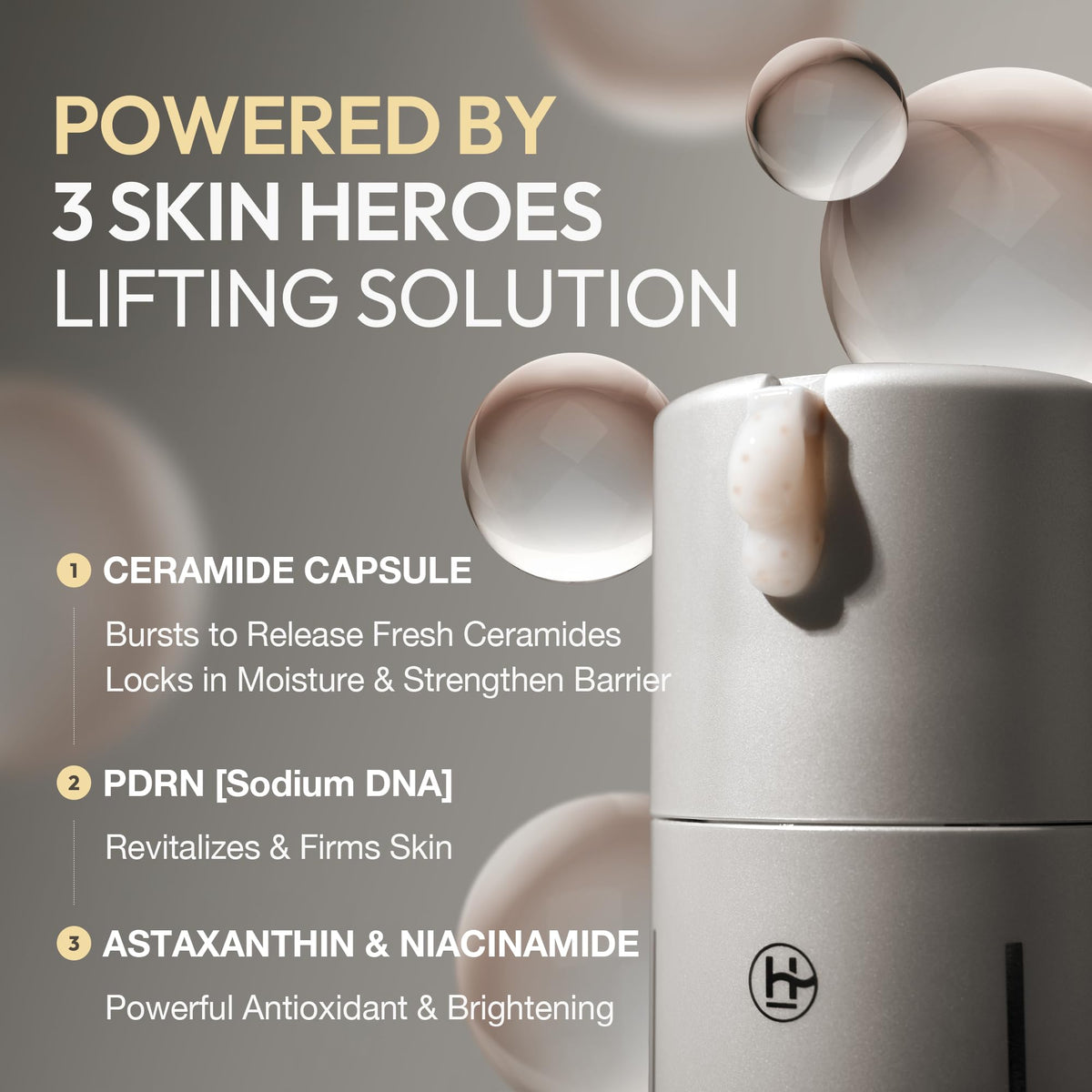 Lift Up Korean Anti Aging Face Cream for Men Firming - LAB BY He is_ Official Imagery - 4