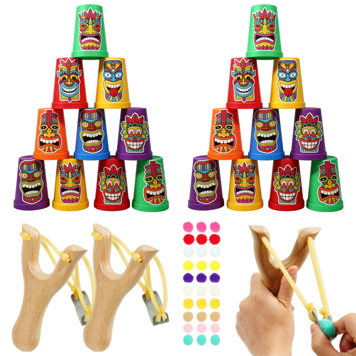 Christmas Wooden Slingshot Catapult Kit for Kids 2 Wooden - TEASIK Official Imagery - 5