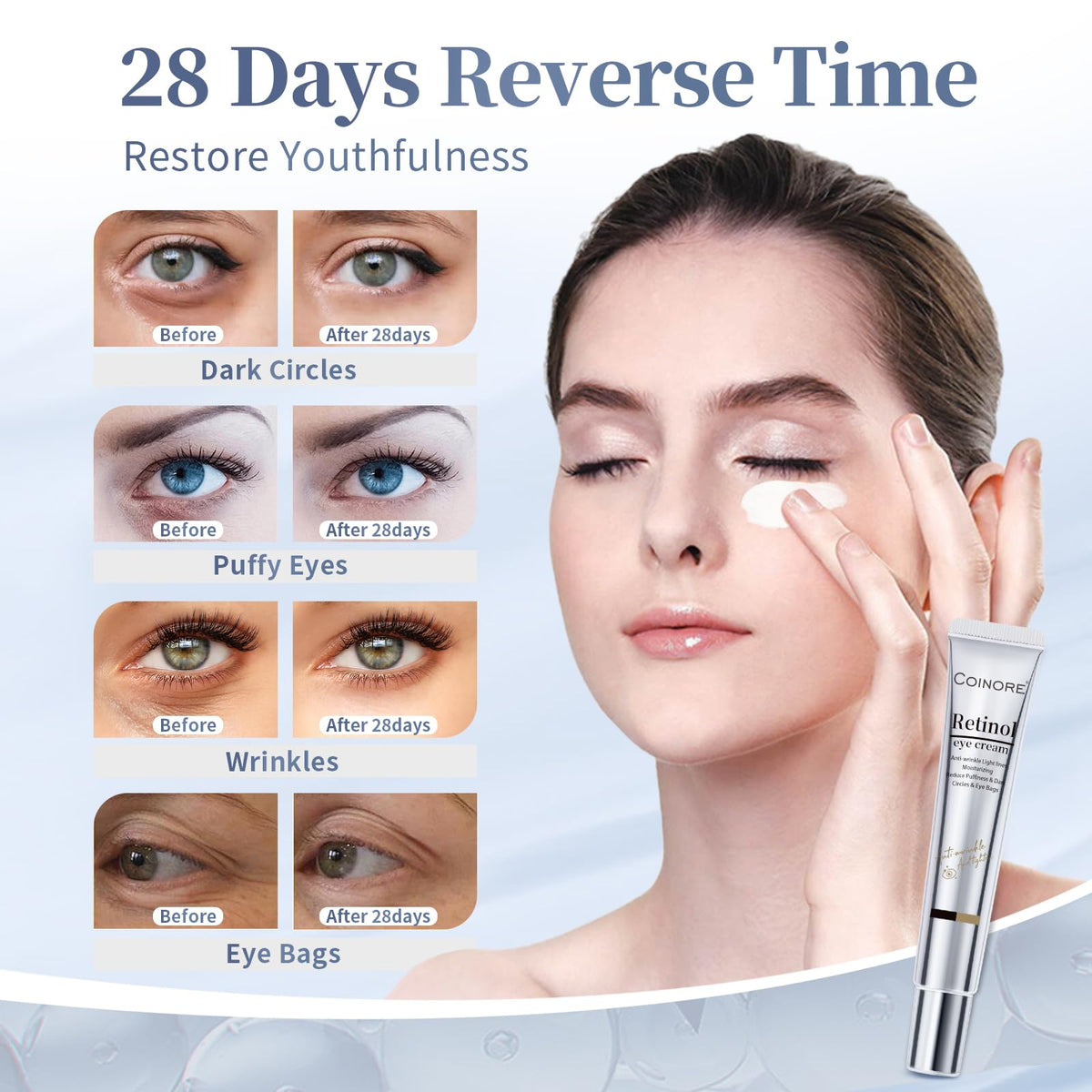 Retinol Under Eye Cream - coinore Official Imagery - 4