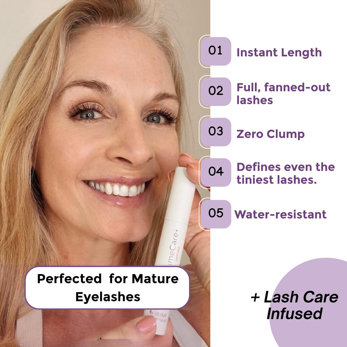 Rumi Cosmetiques VolumeCare Mascara for Older Women Natural - Rumi Cosmetiques Official Imagery - 3