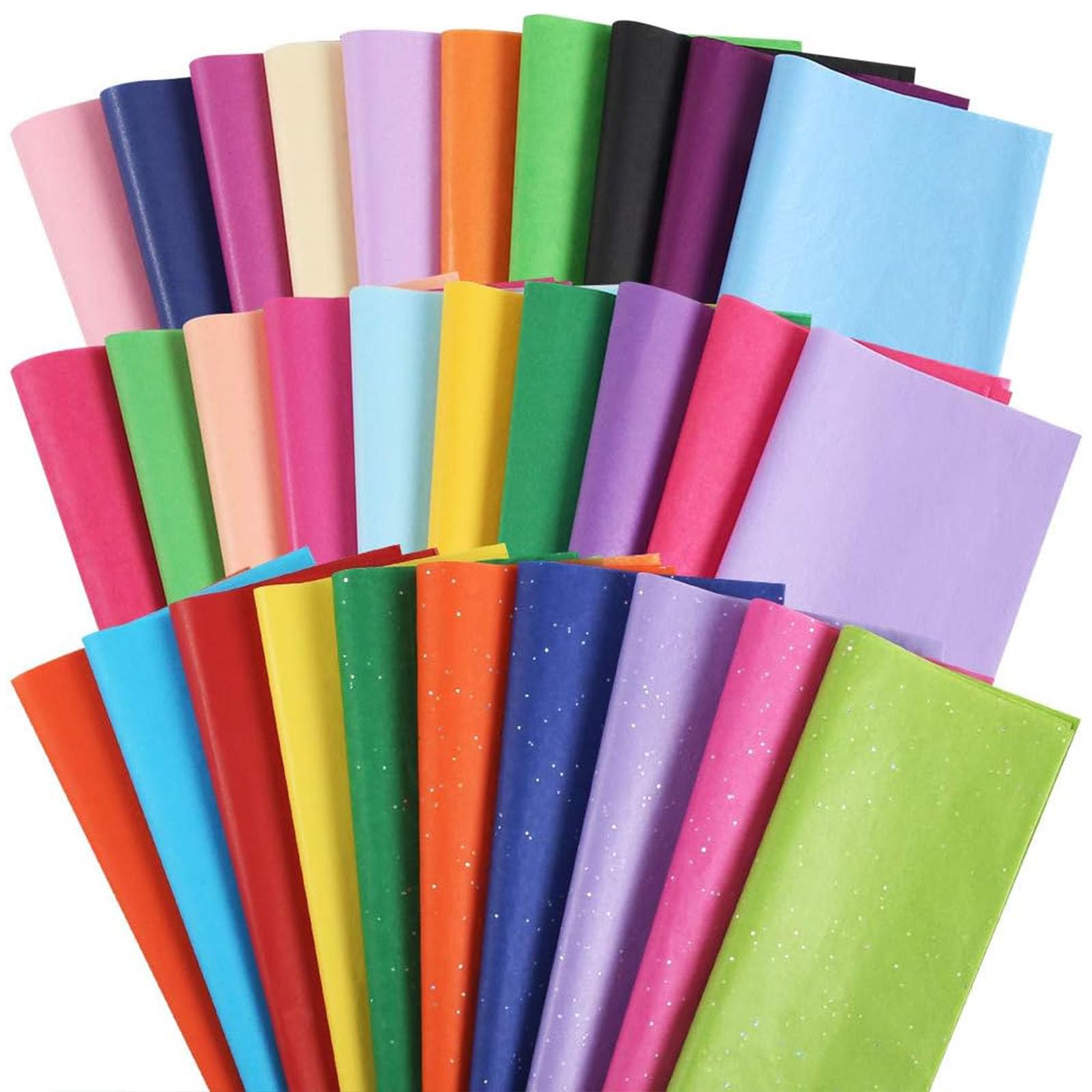 3 Otters Tissue Paper 150 Sheets, 14 X 20 inch 30 Colors for - Product Imagery