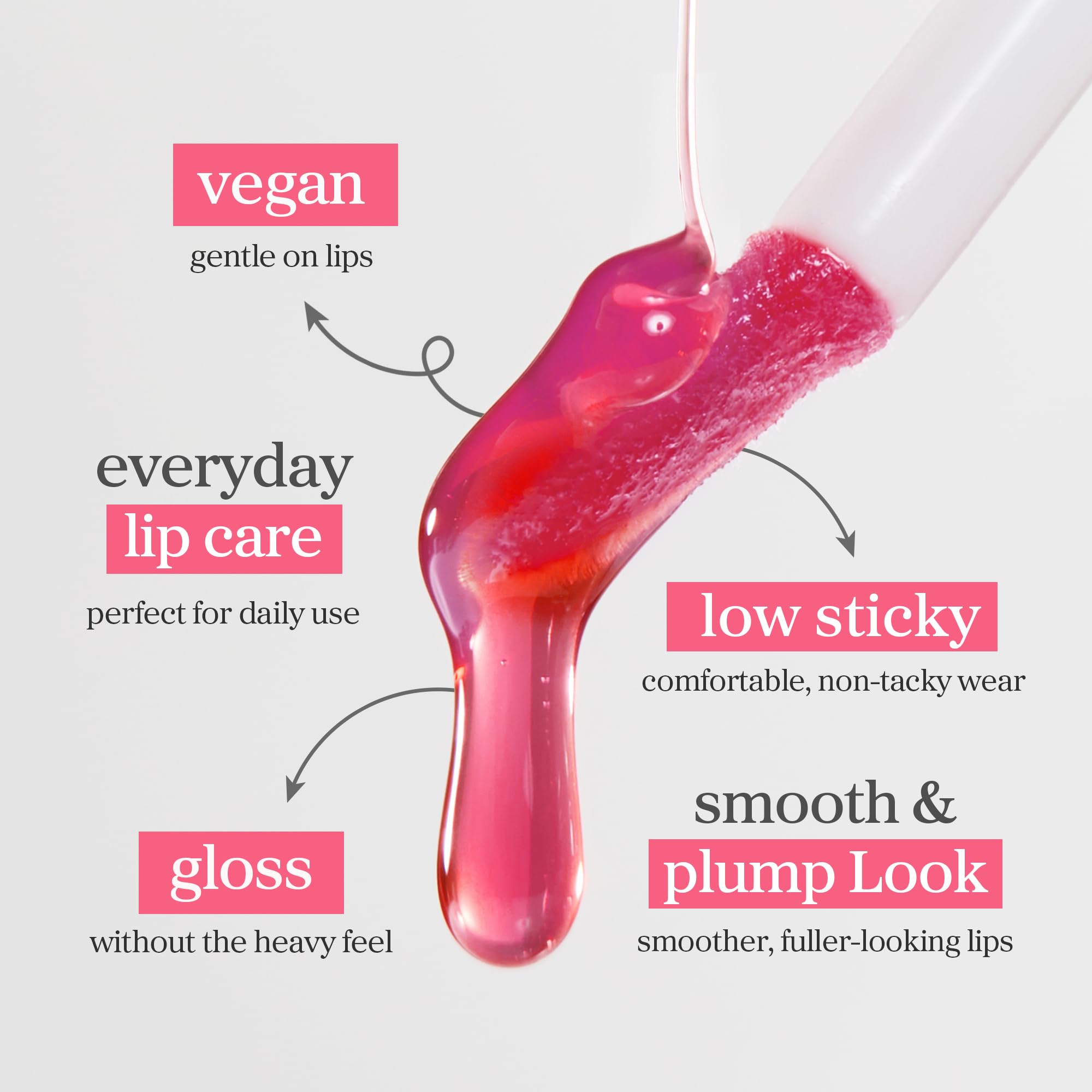 NOONI Korean Lip Oil - Applecherry - Plumping & Hydrating Tinted Lip G - View 10