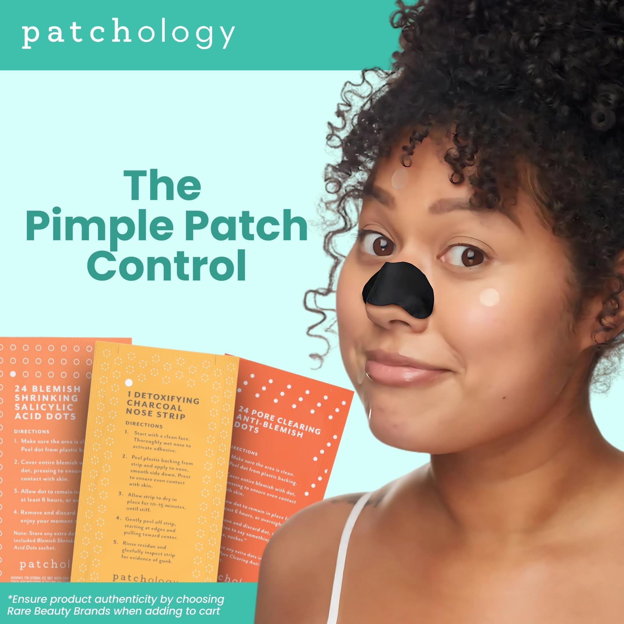 Patchology Breakout 3 in 1 Acne Pimple Patch Kit 3 Nose - Patchology Official Imagery - 3