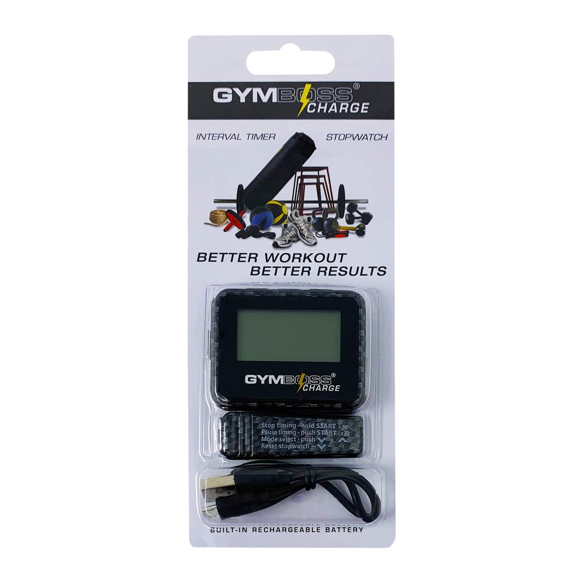 Gymboss Charge Interval Timer and Stopwatch - Gymboss Official Imagery - 7