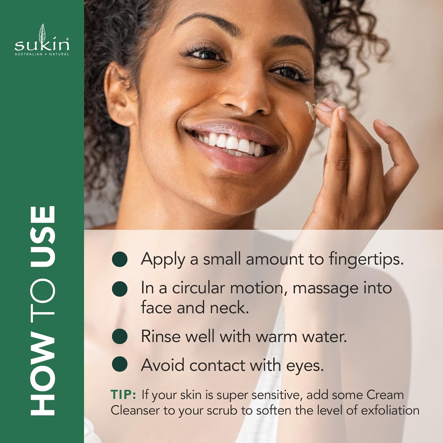 Sukin Organics Revitalizing Face Scrub, Hydrating Cream - Based Facial - Sukin Official Product View 7