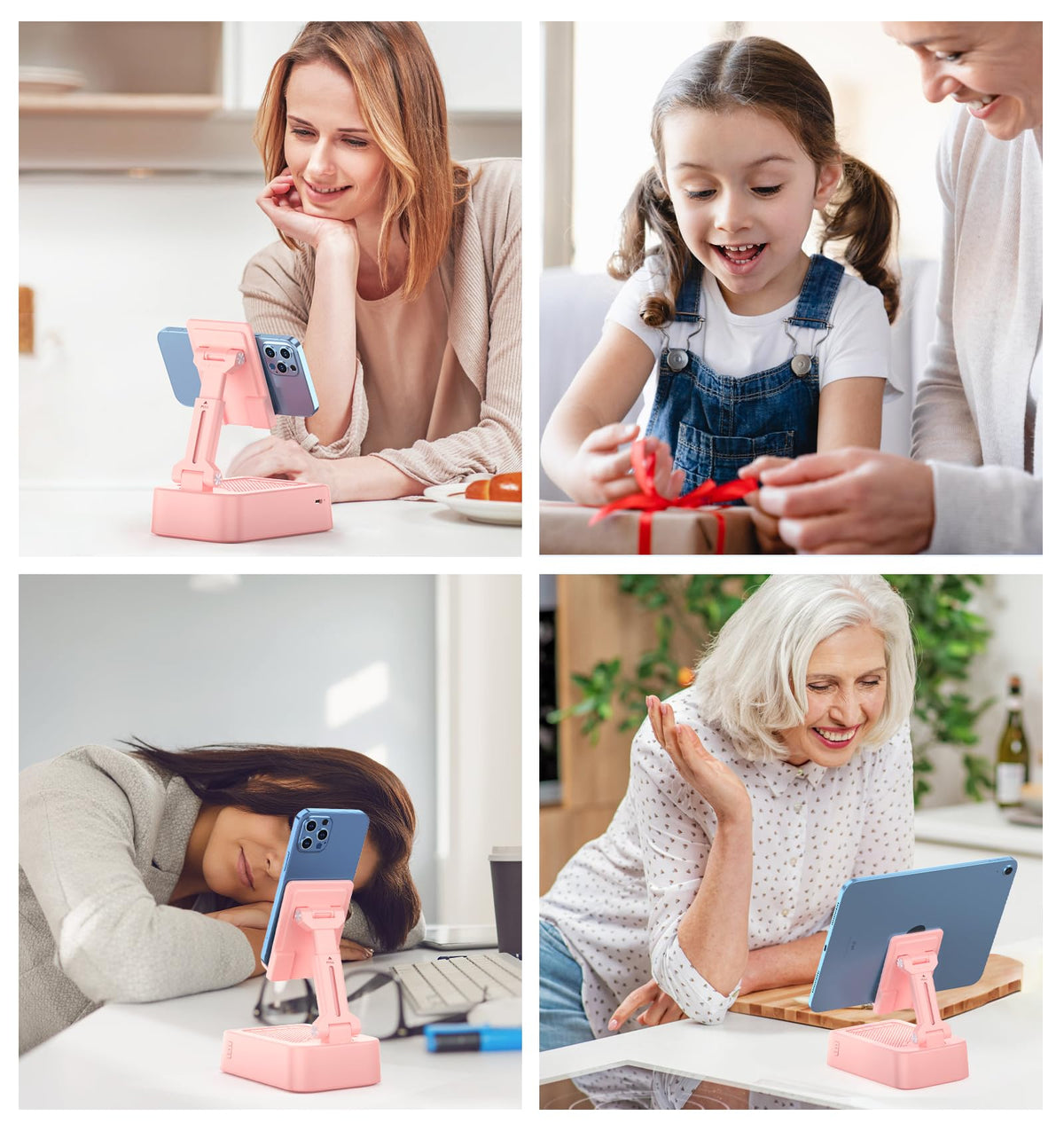 Gifts for Women Girls Phone Stand with Bluetooth Speaker 360 - Joymate Official Imagery - 3