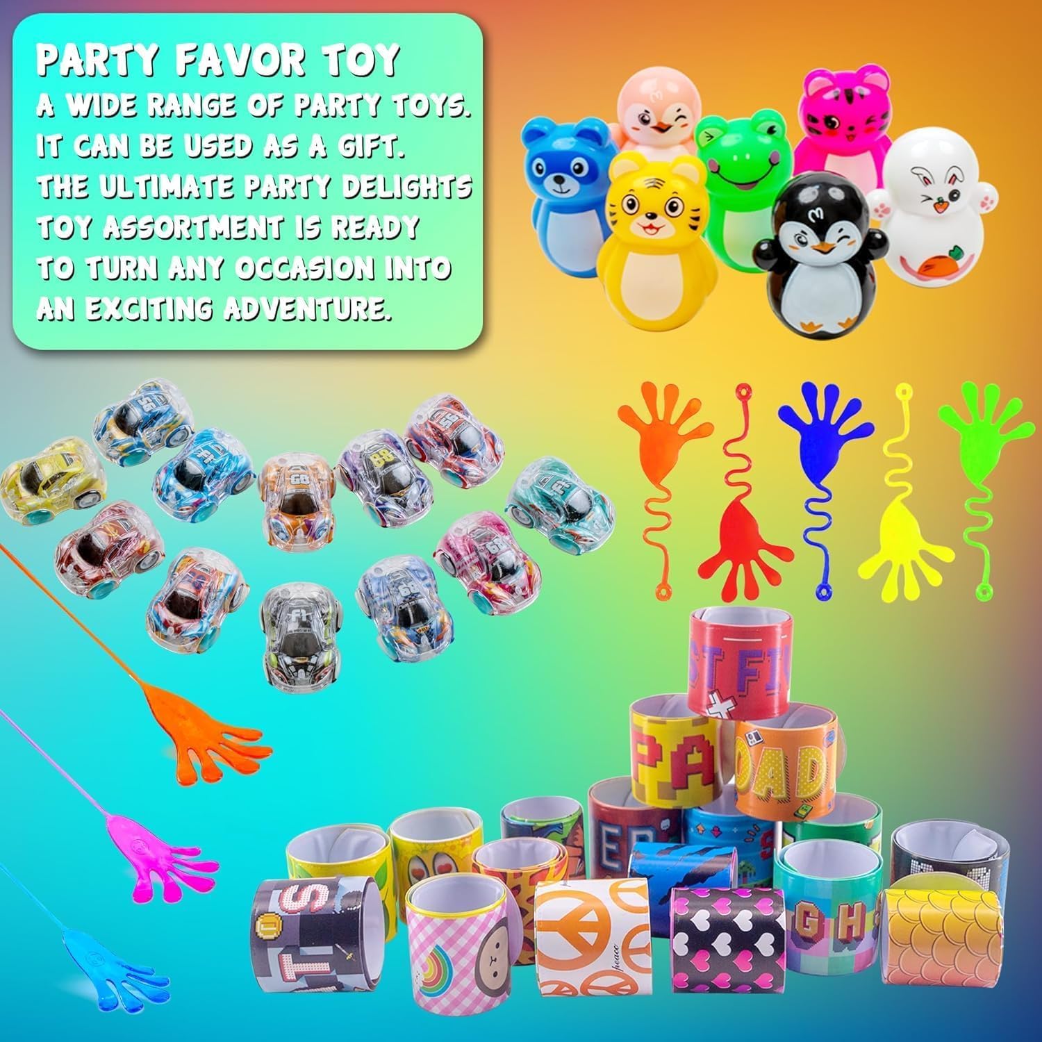 H-Partner 110 PCS Party Favors for Kids 4-8-12, Goodie Bags Stuffers, - View 8