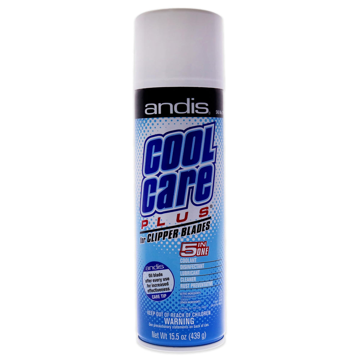 Andis Cool Care Plus For Blades 15 5 Ounce Aerosol - Andis Official Imagery - 2