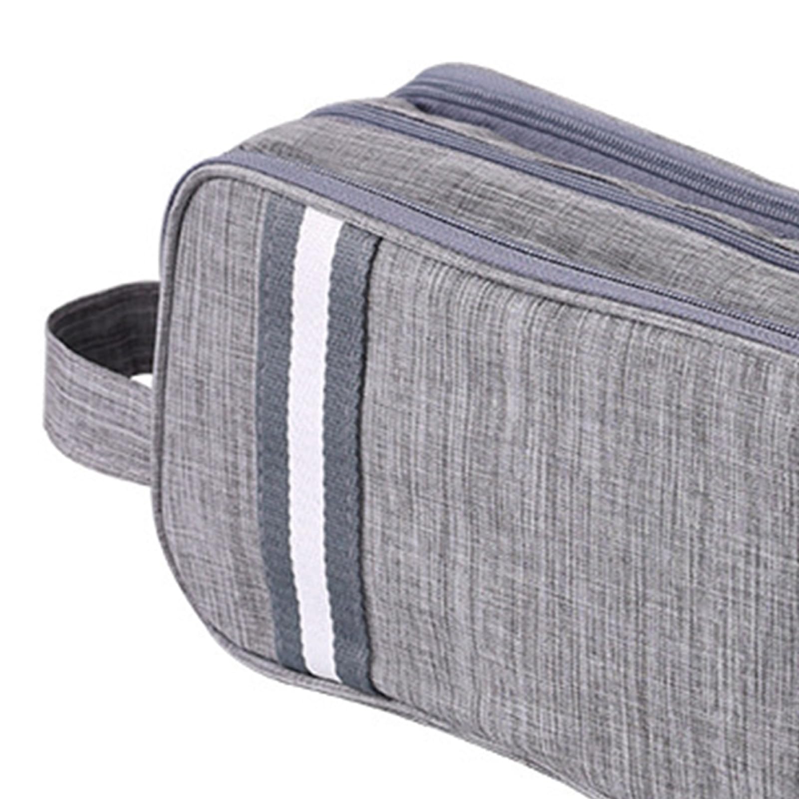 Gucagle cosmetic case toiletry bag with dry and wet compartments, lightweight polyester travel organizer, 25x10x14cm design