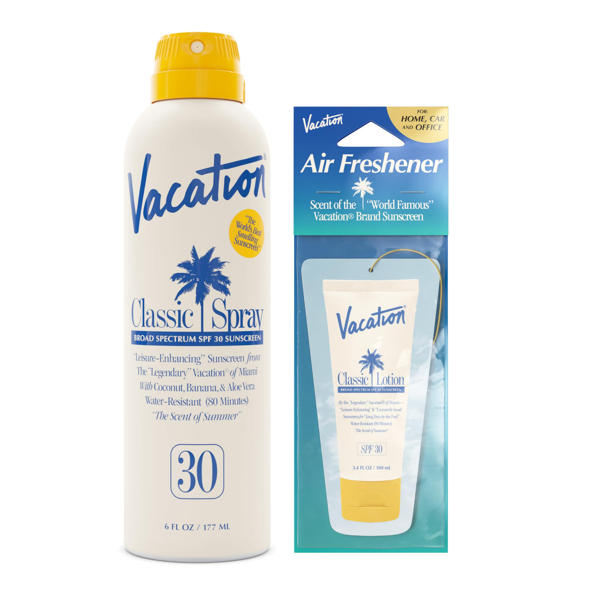 Vacation Classic SPF 30 Sunscreen Spray and Air Freshener - VACATION Official Imagery - 2
