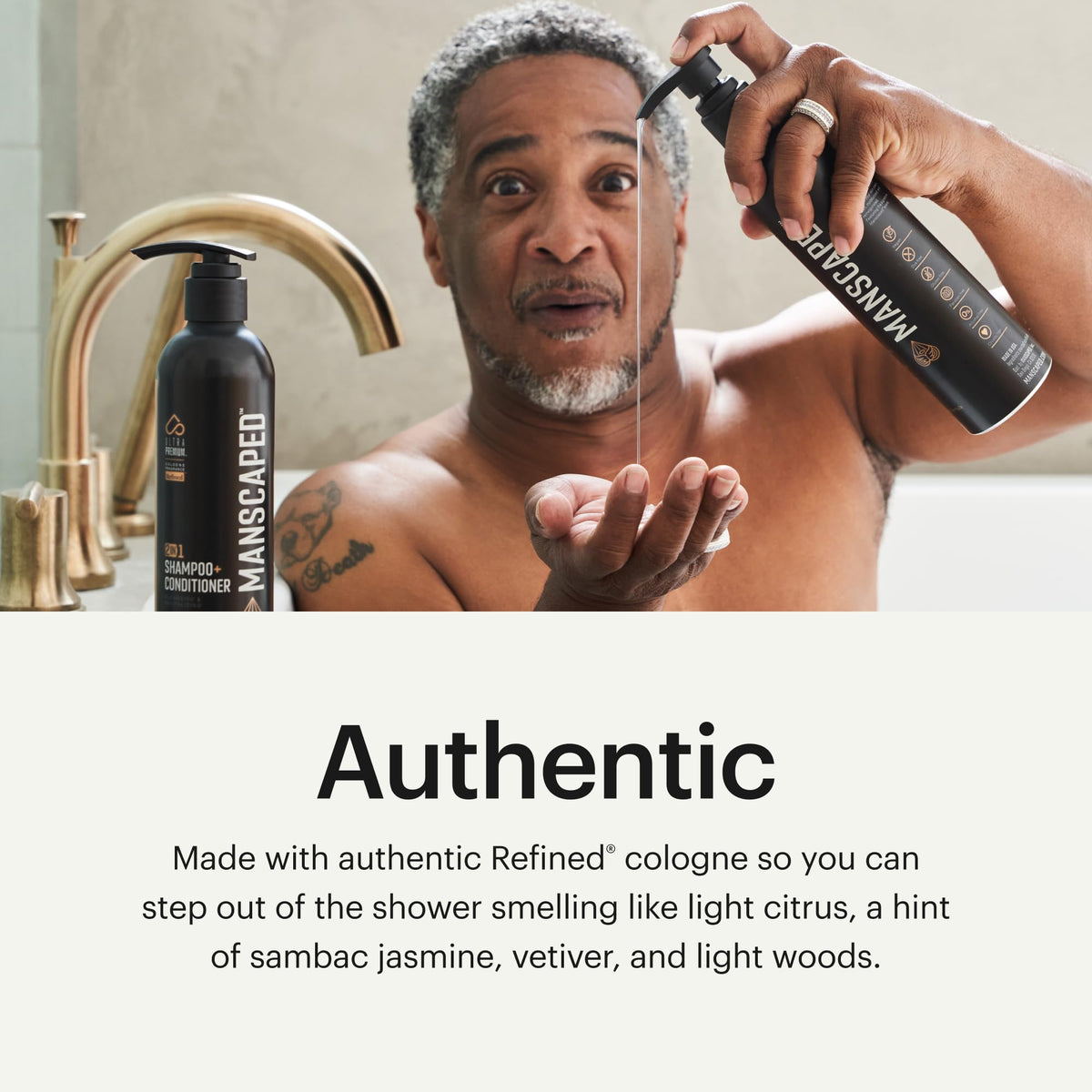 MANSCAPED 2 In 1 Shampoo Conditioner UltraPremium Formula - MANSCAPED Official Imagery - 7