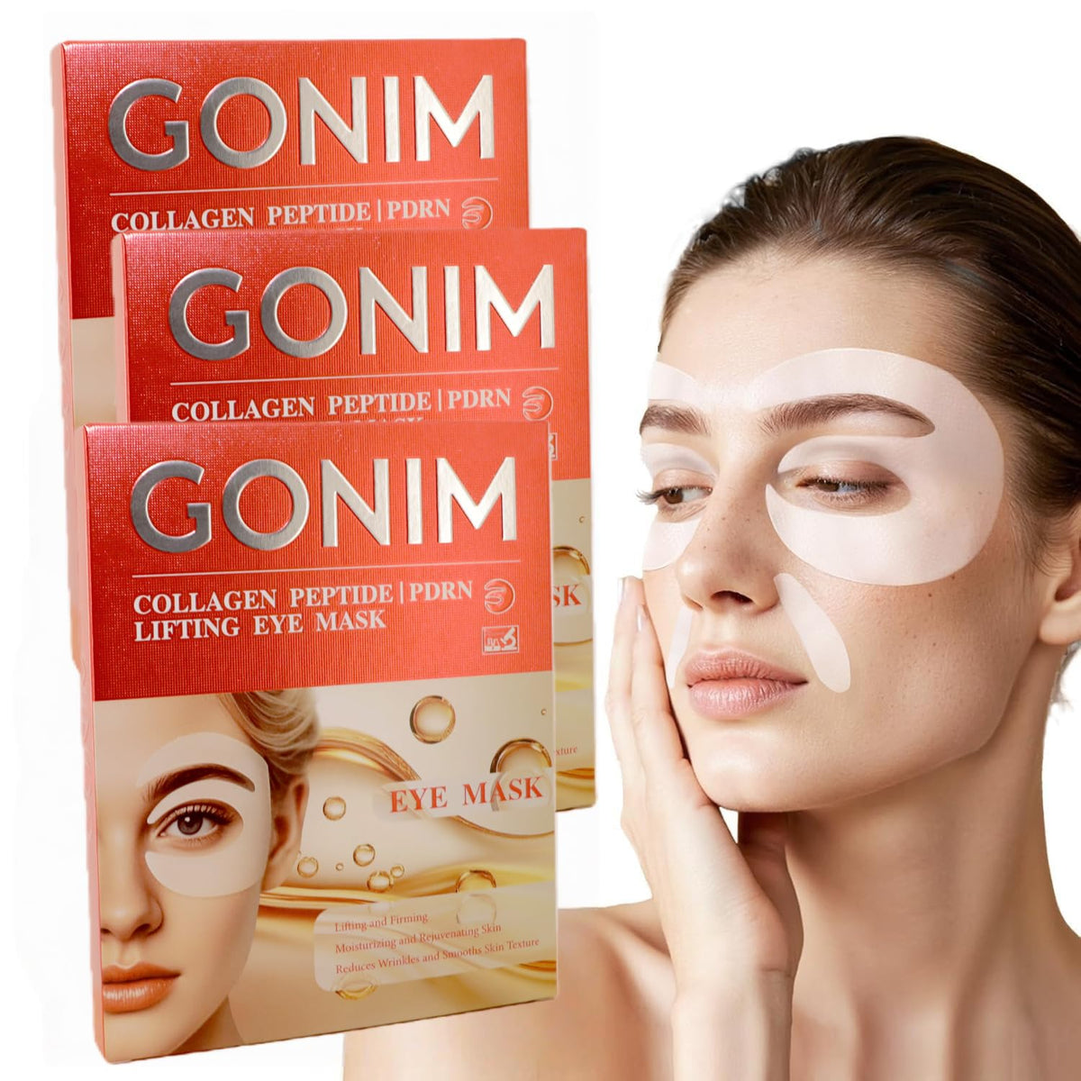Under Eye Patches for Puffy Eyes and Dark Circles Collagen - GONIM Official Imagery - 2