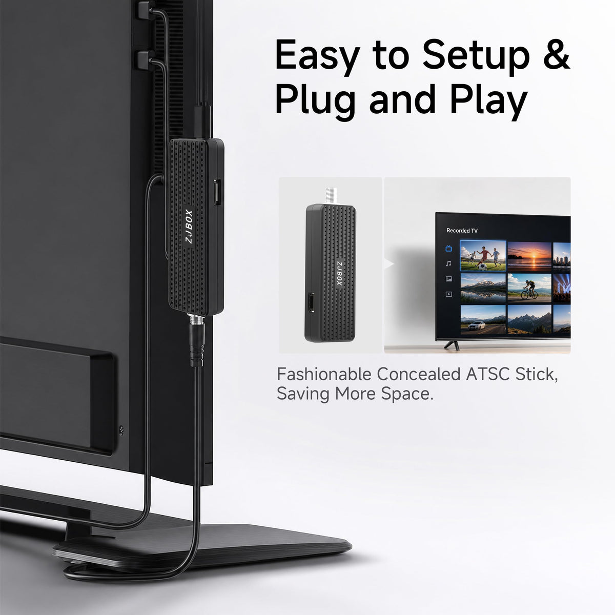Digital Converter Box for TV 1080P ATSC tv Tuner Box with - ZJBOX Official Imagery - 7