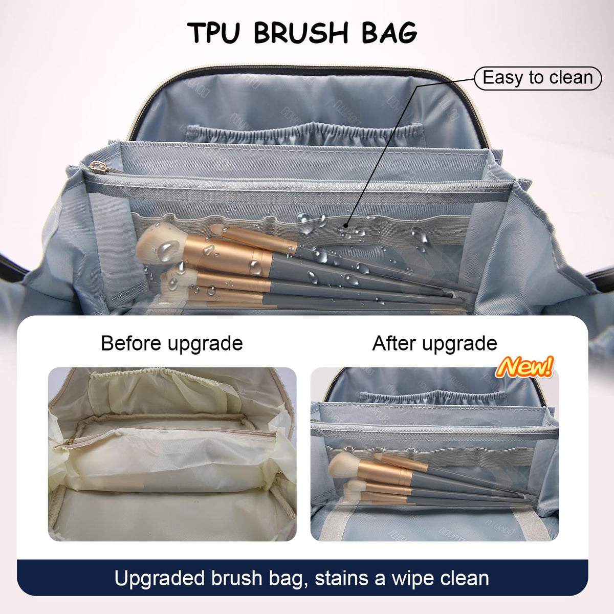 BOYATU Travel Makeup Bag Cosmetic Bags for Women 3 Piece - BOYATU Official Imagery - 6
