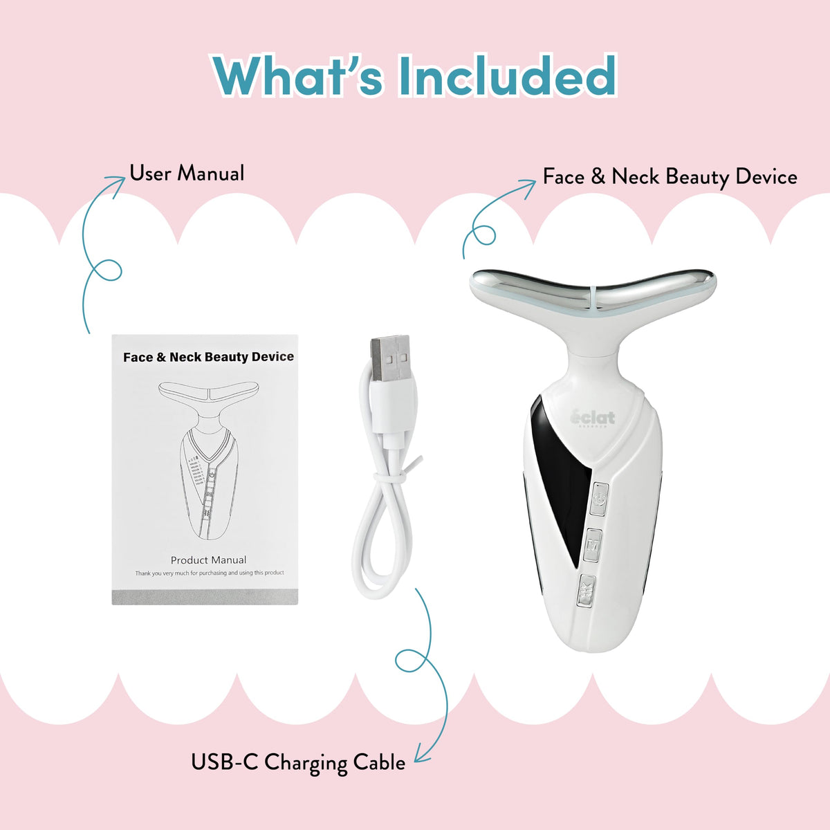 clat Facial Massager for Lymphatic Drainage Face Neck Body - Éclat Official Imagery - 8