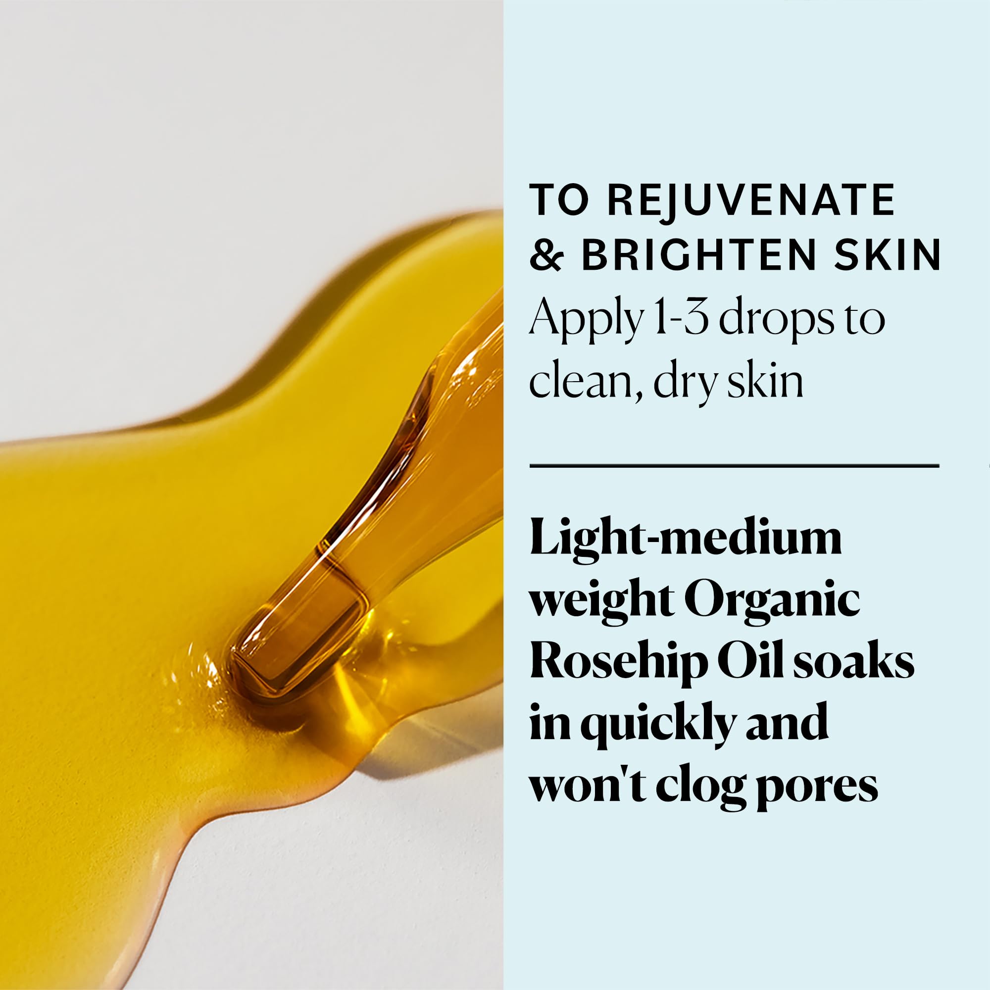 Sky Organics Rosehip Oil, 100% Pure & Cold - Pressed Face Oil & Travel Size - Sky Organics Official Product View 4