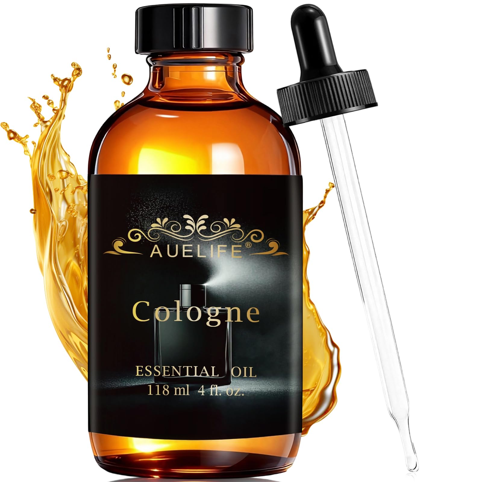 Auelife Cologne Essential Oils for Diffuser for Home, 4 Fl Oz - Product Imagery