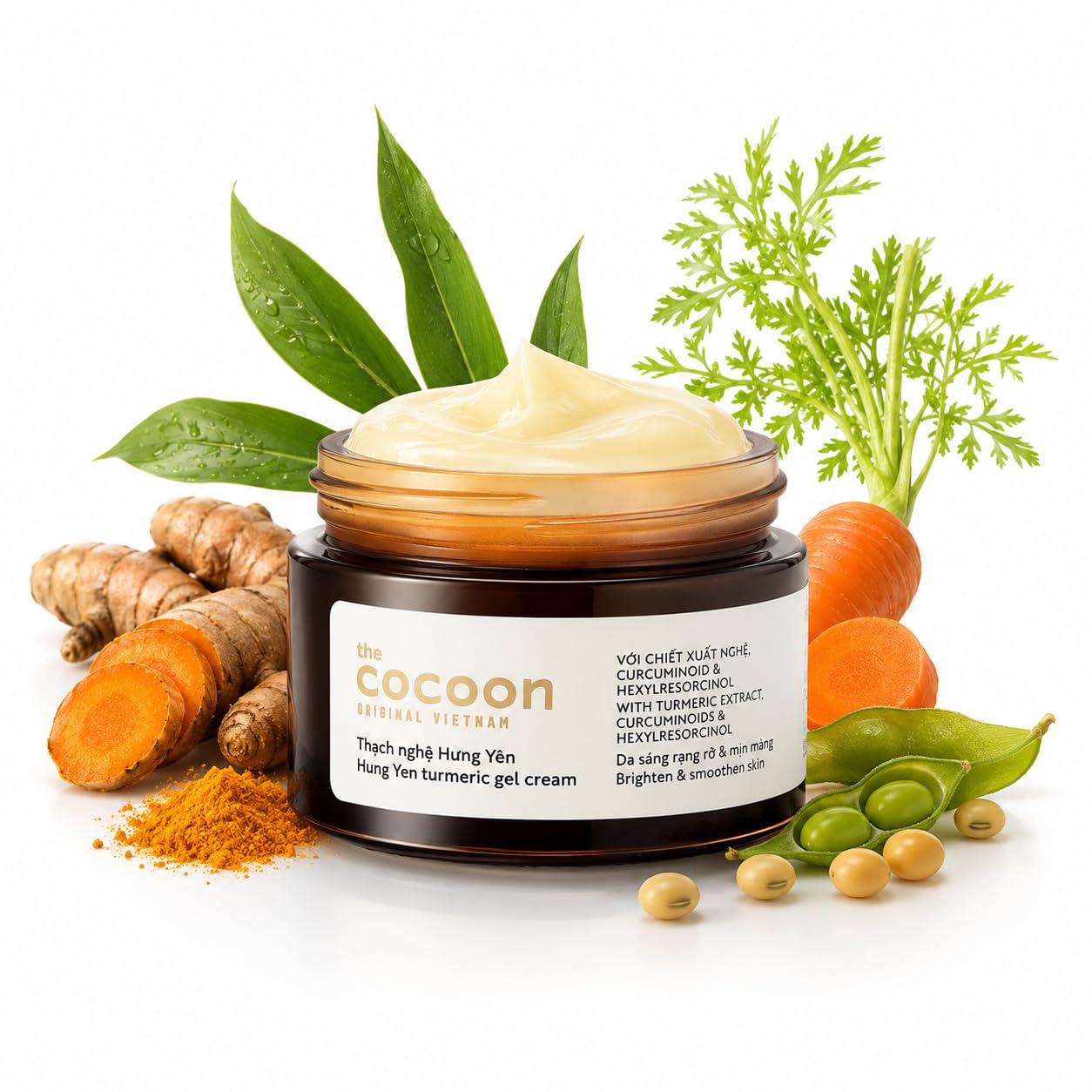 COCOONORIGINAL Vietnam Hung Yen Turmeric Face Mask 100ml / 3.38 - COCOONORIGINAL