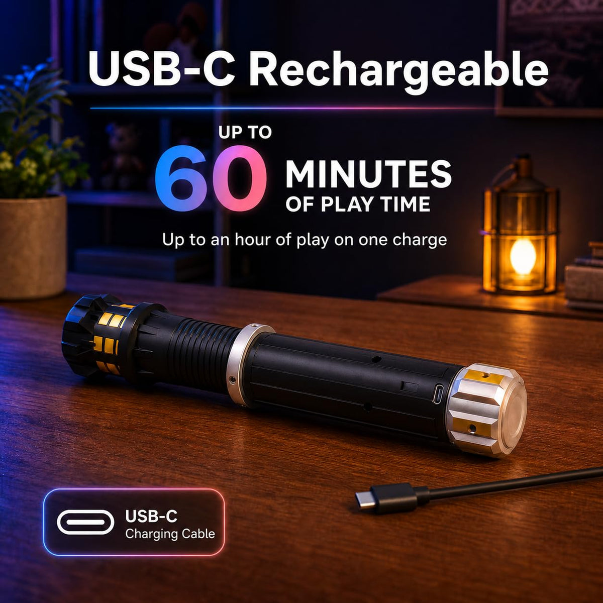 4 Pack Light Up Saber for Kids LED Toy Cosplay Halloween - FlashyU Official Imagery - 5