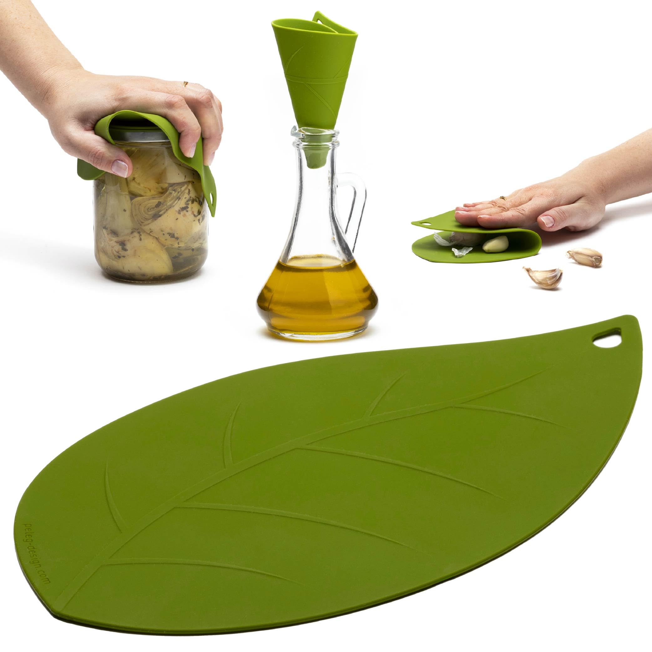 Peleg Design Leafit Multipurpose Silicone Pad - Jar Opener Gripper, Ga - View 2