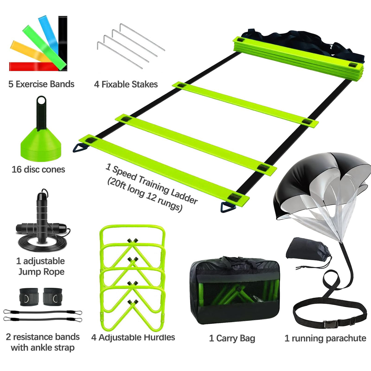 Agility Training Equipment Football Training Equipment - Haootadiy Official Imagery - 3