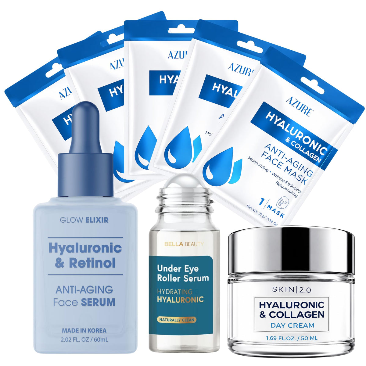 Klar Co Hyaluronic Acid Korean Skin Care Set Dermatologist - KLAR & CO Official Imagery - 2