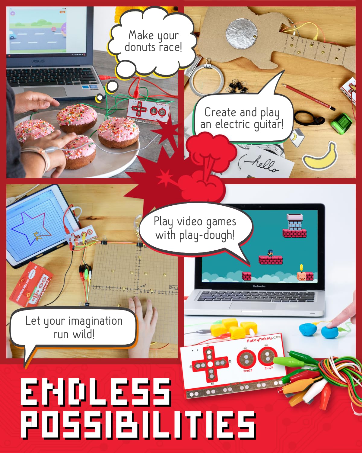Makey Makey STEM Kit from Joylabz Educational Science Kits - Makey Makey Official Imagery - 5