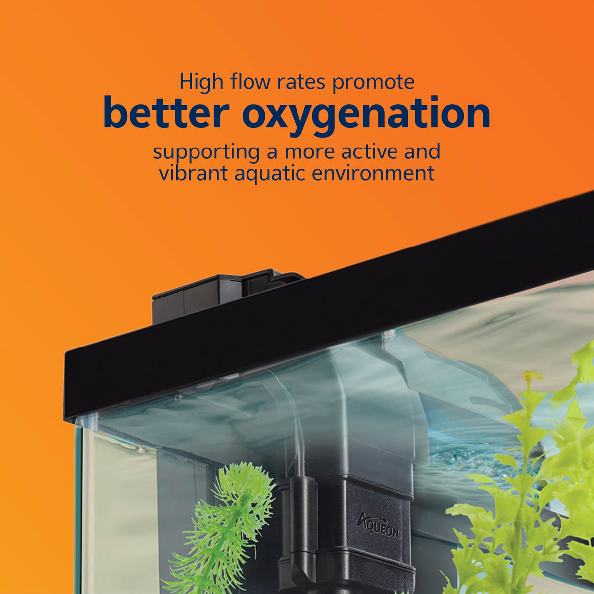 Aqueon QuietFlow 20 LED PRO Aquarium Fish Tank Power Filter - Aqueon Official Imagery - 6