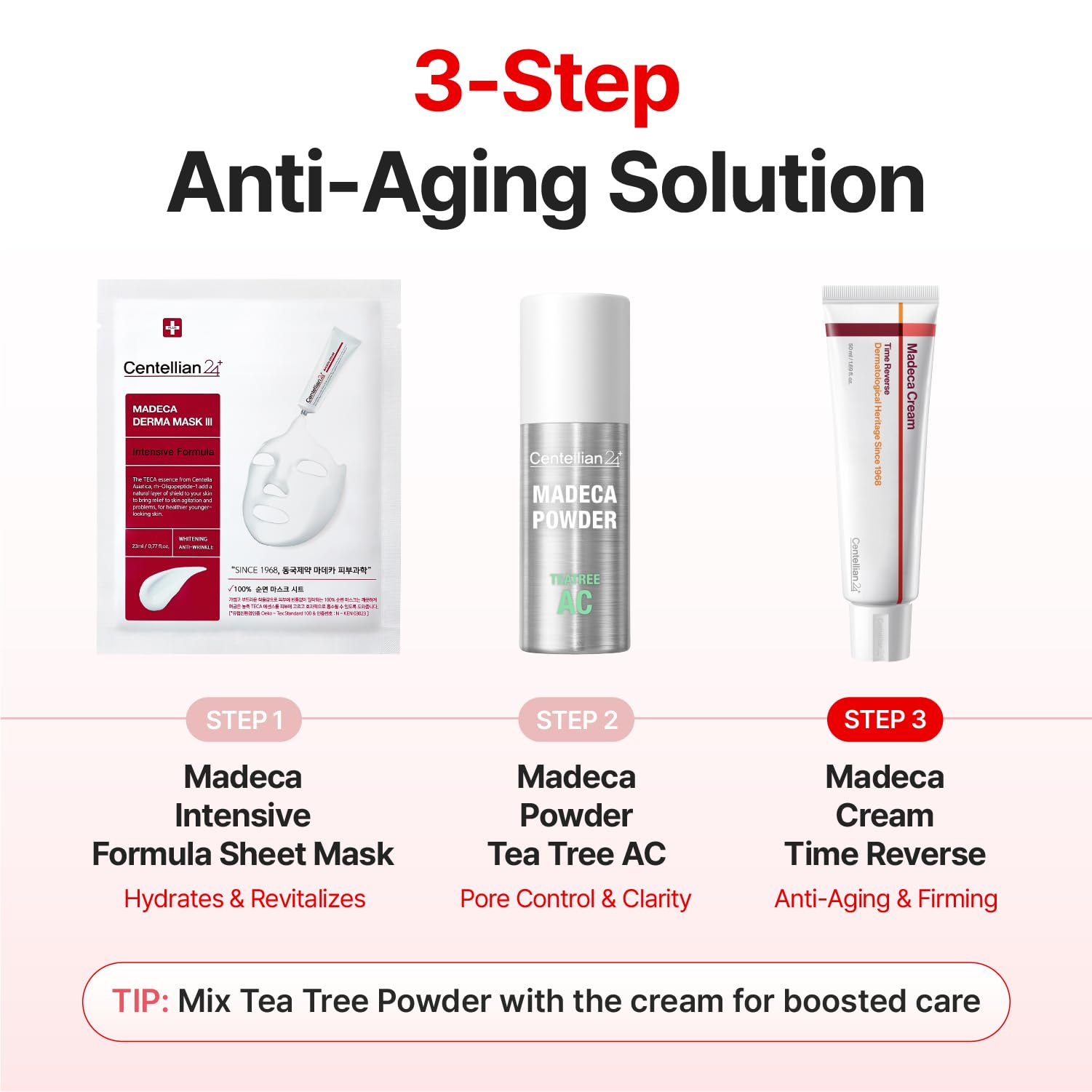 CENTELLIAN 24 Madeca Cream Time Reverse, TECA Anti - Aging Moisturizer - CENTELLIAN 24 Official Product View 8