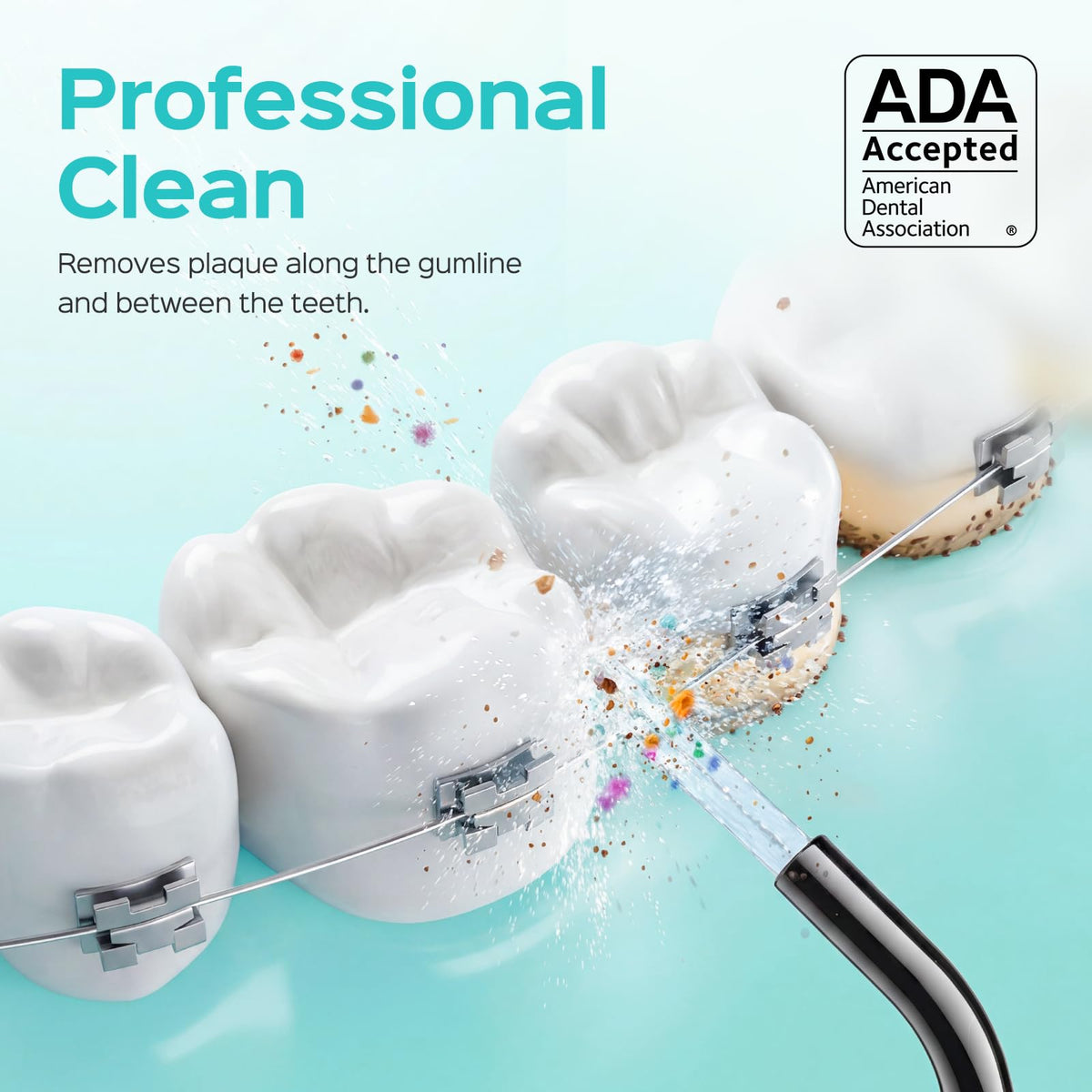 COSLUS ADA Accepted E40 Water Dental Flosser 10 Pressure - COSLUS Official Imagery - 5
