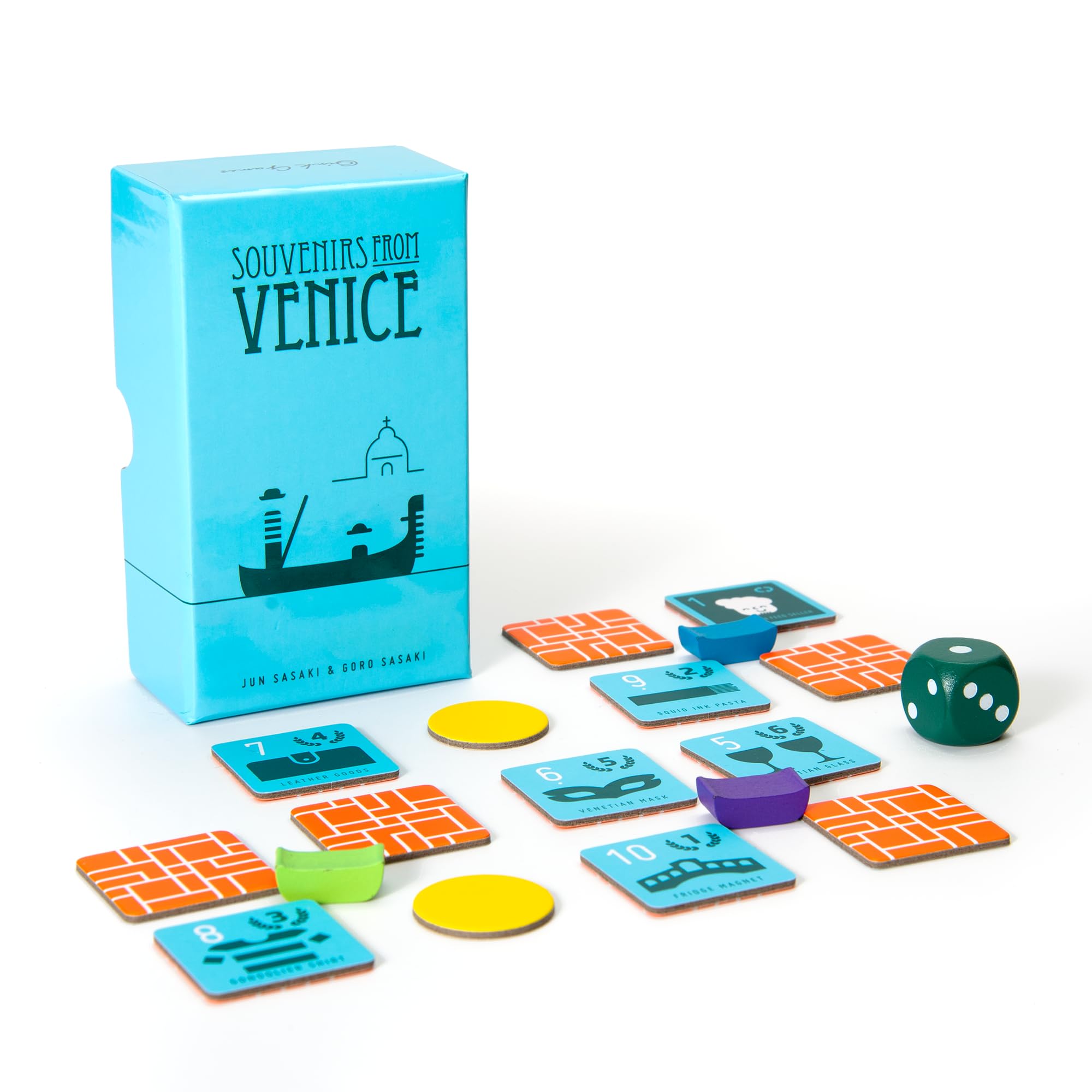 Oink Games, Souvenirs from Venice, Tile Based Board Game - Product Imagery