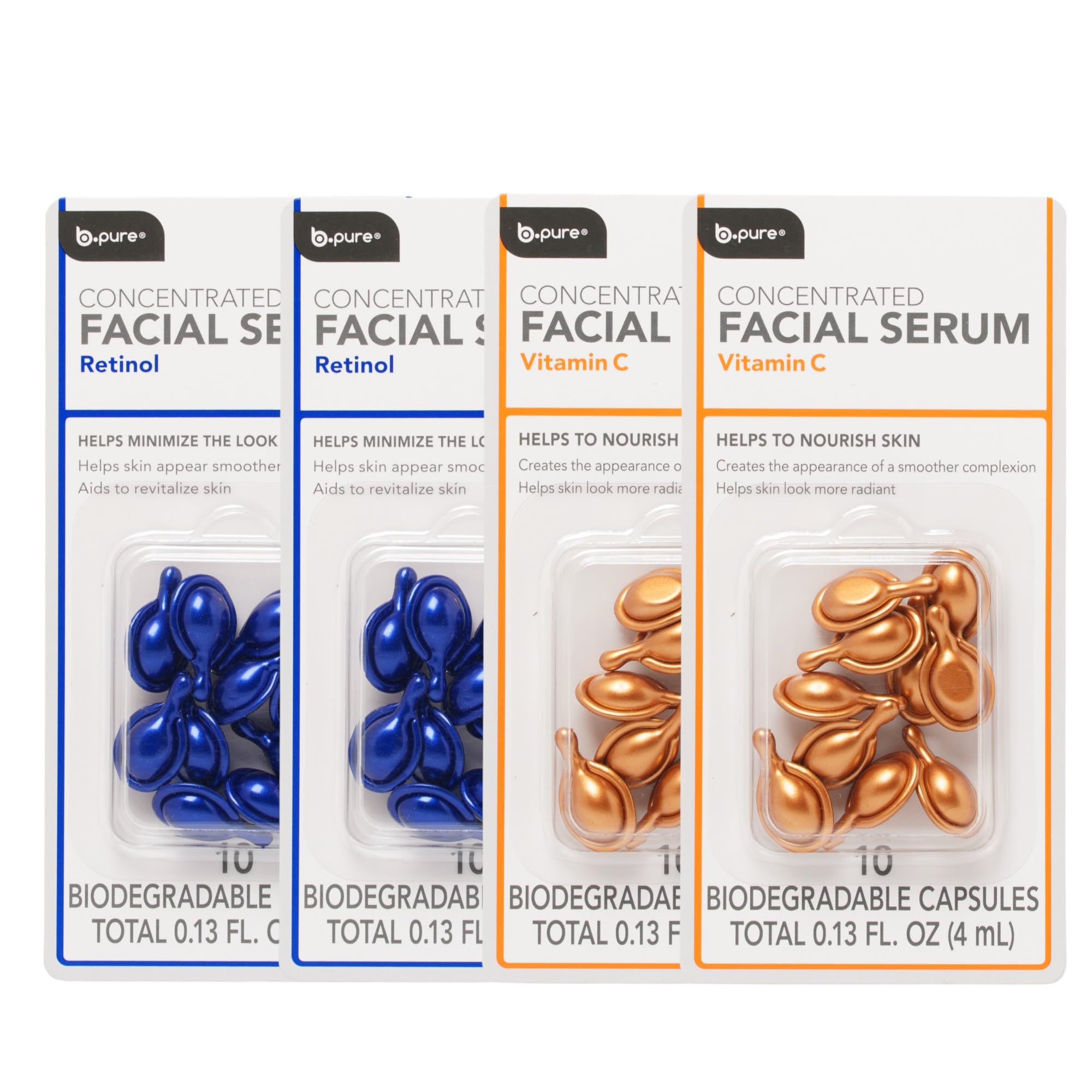 b.pure Hydration, Brightening, and Oil Control Facial Serum Kit - b.pure
