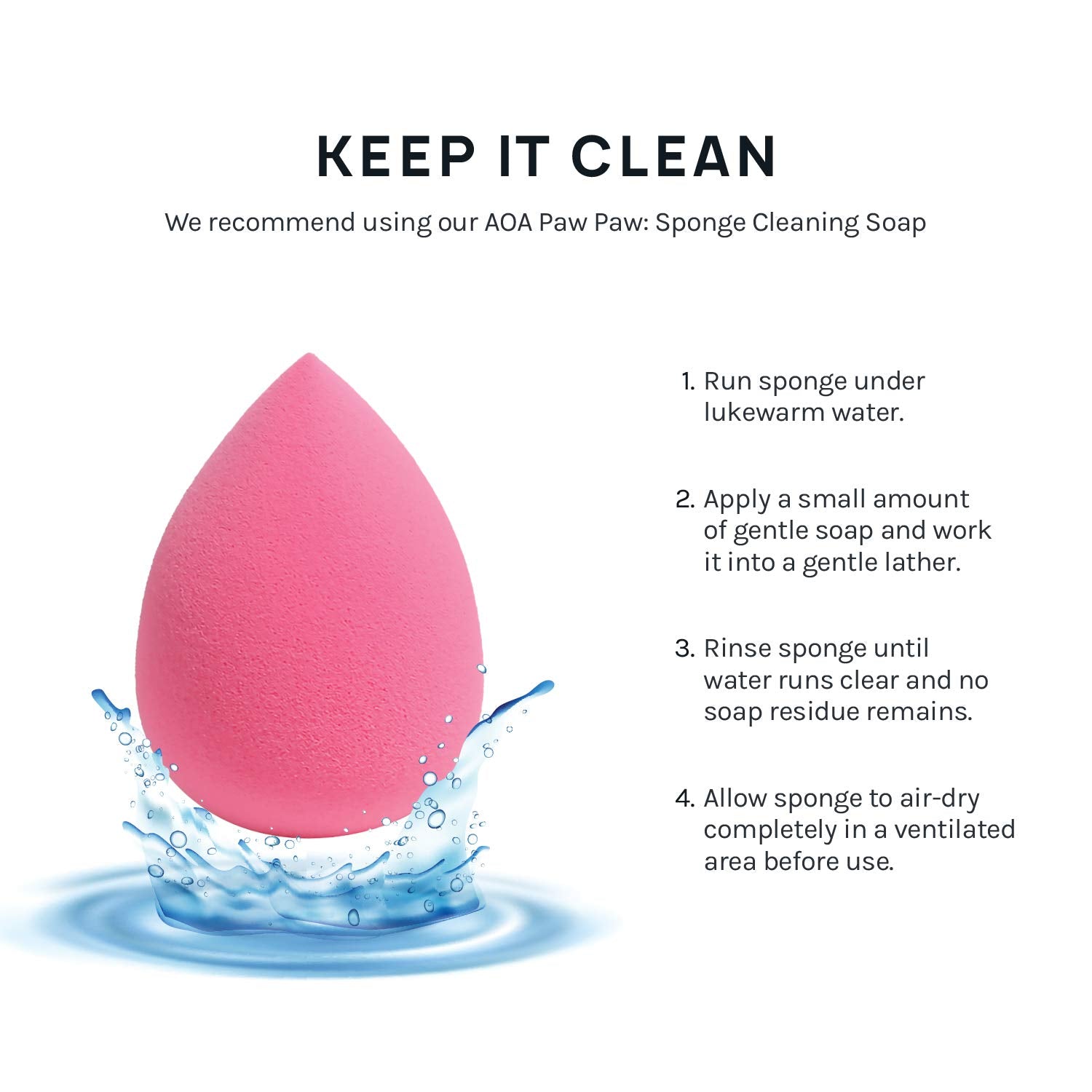 AOA Studio Collection makeup Sponge Set Latex Free and High-de... - AOA STUDIO Official Product View 10