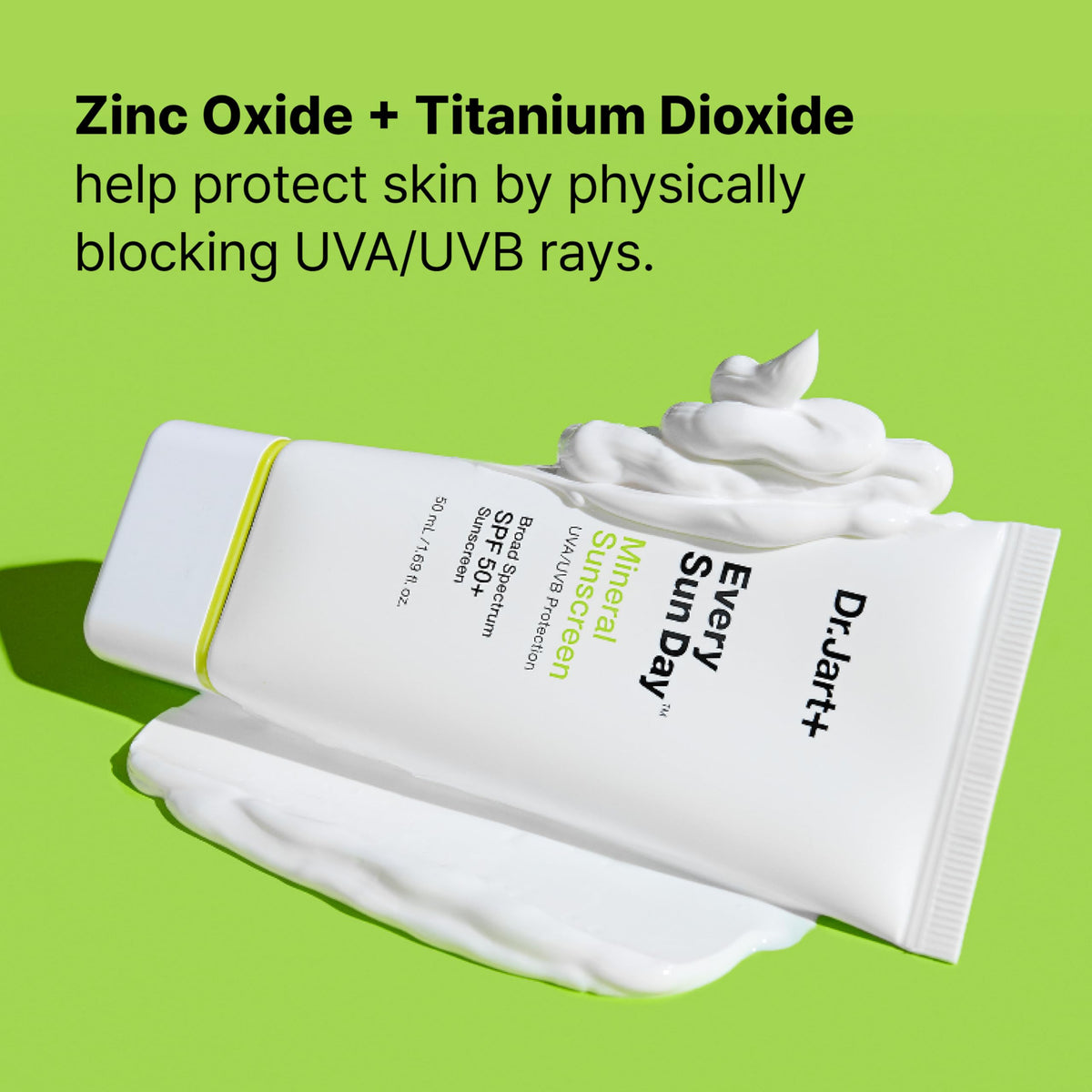 Dr Jart Every Sun Day Mineral Korean Sunscreen SPF 50 for - Premium Selection Official Imagery - 4